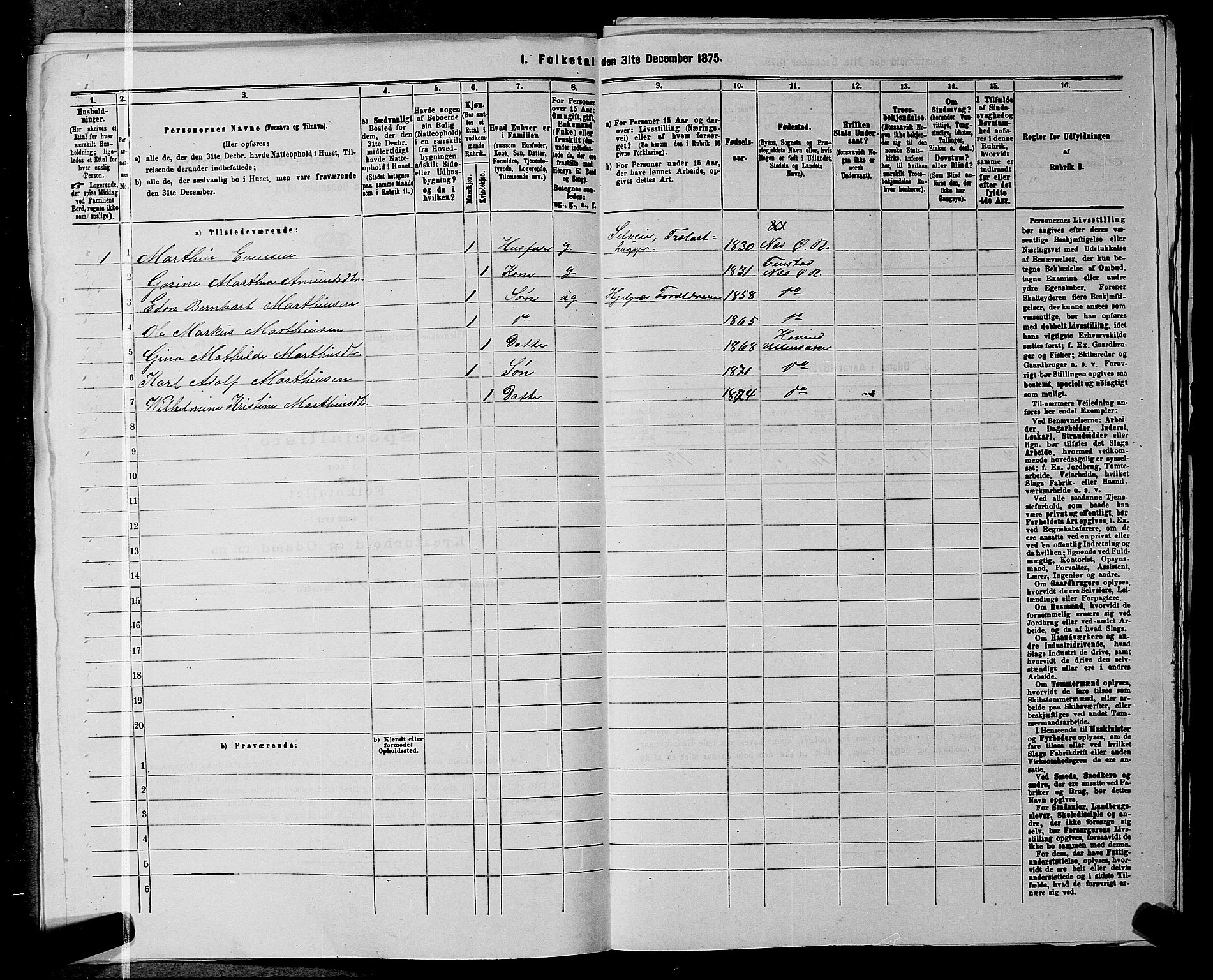 RA, 1875 census for 0235P Ullensaker, 1875, p. 2010