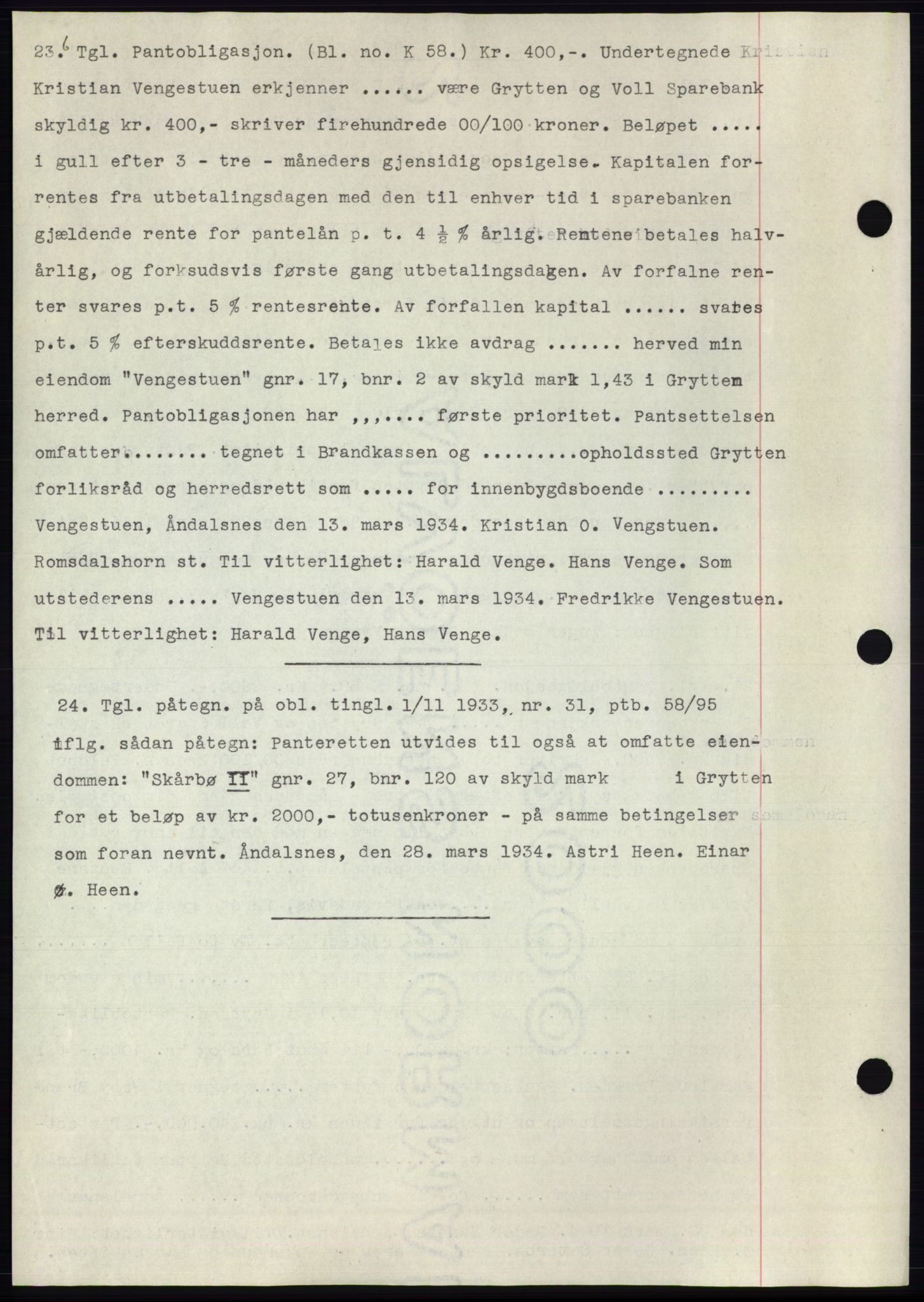 Romsdal sorenskriveri, AV/SAT-A-4149/1/2/2C/L0065: Mortgage book no. 59, 1934-1934, Deed date: 03.04.1934