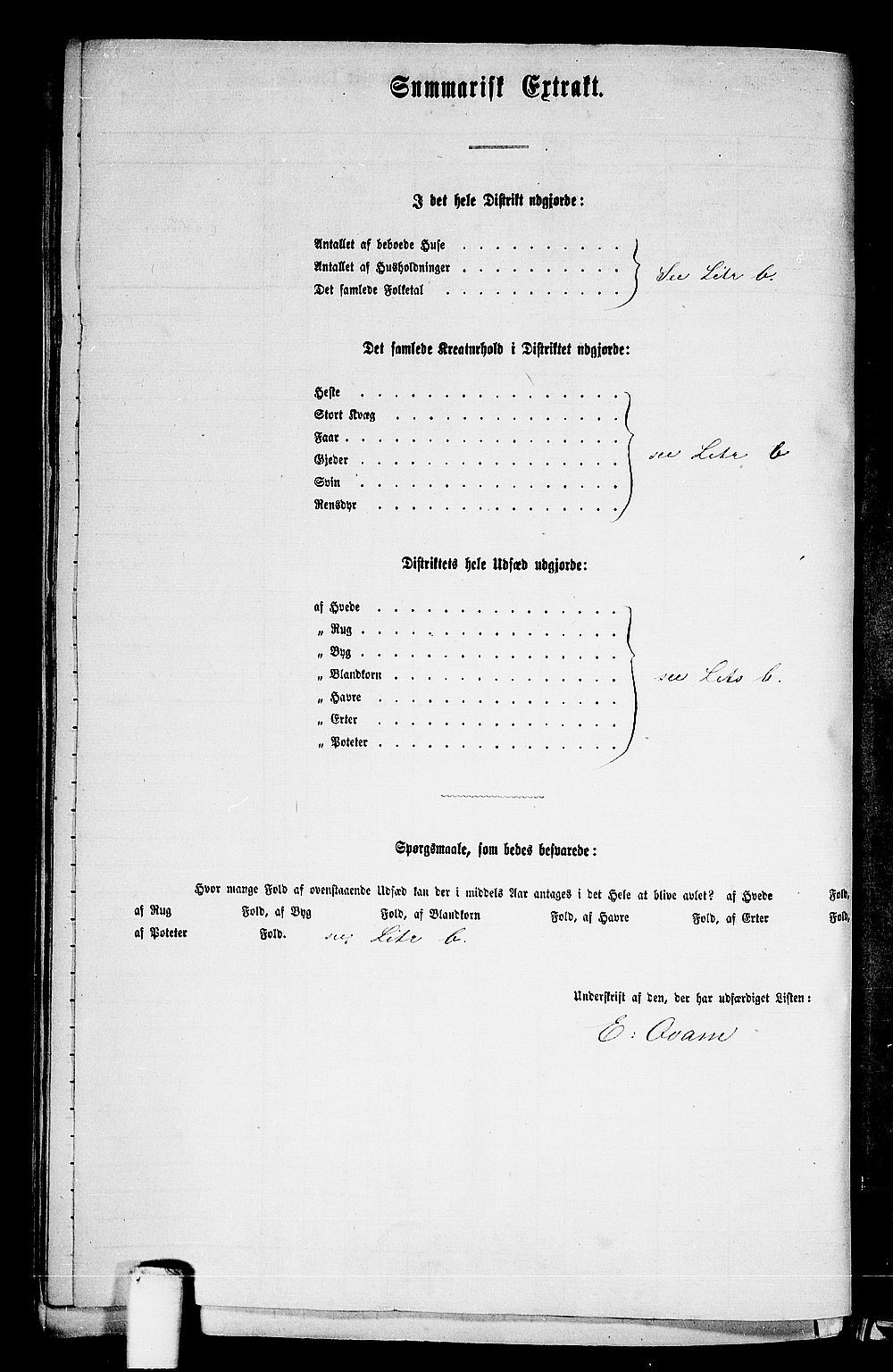 RA, 1865 census for Sparbu, 1865, p. 233