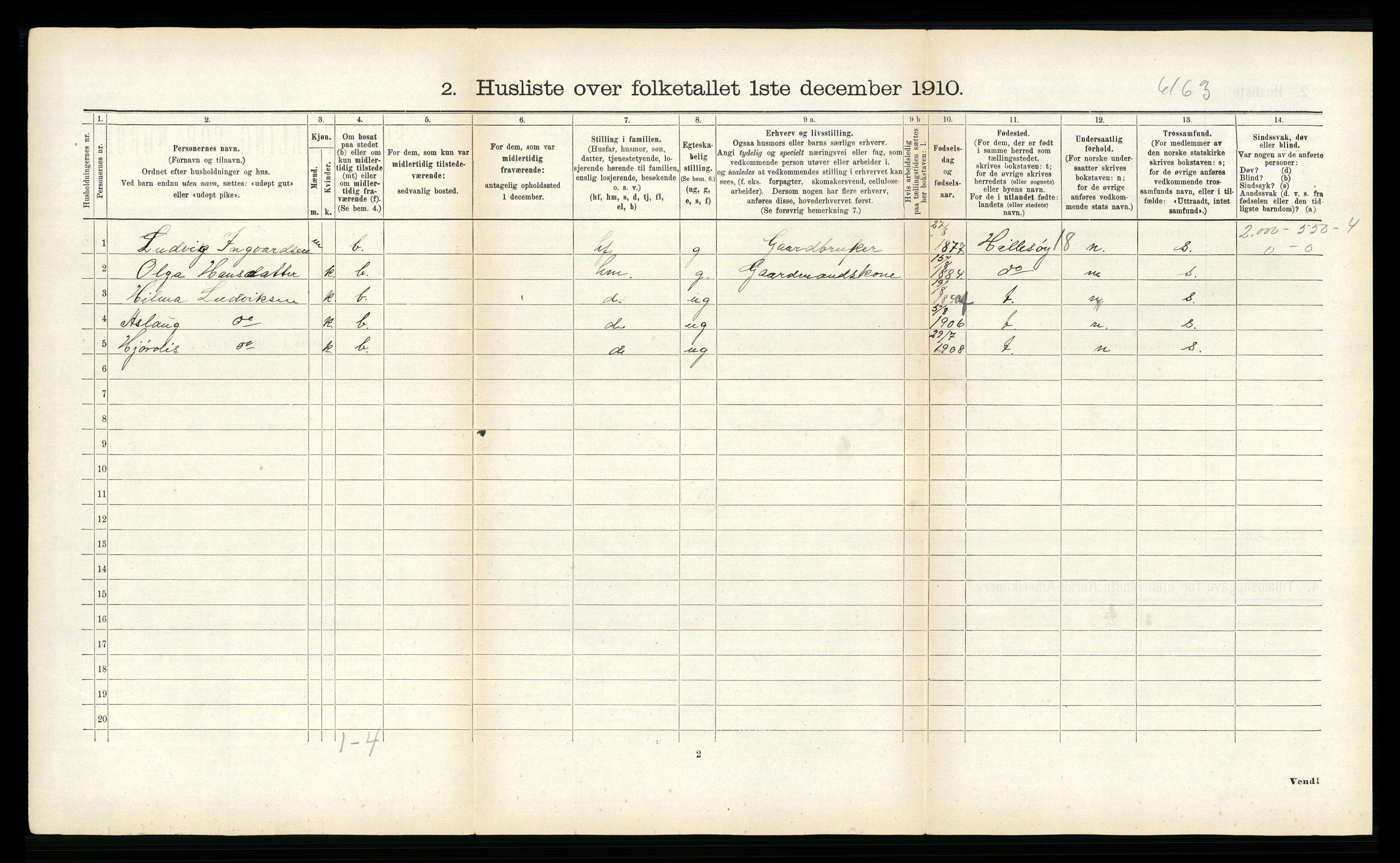 RA, 1910 census for Tromsøysund, 1910, p. 676