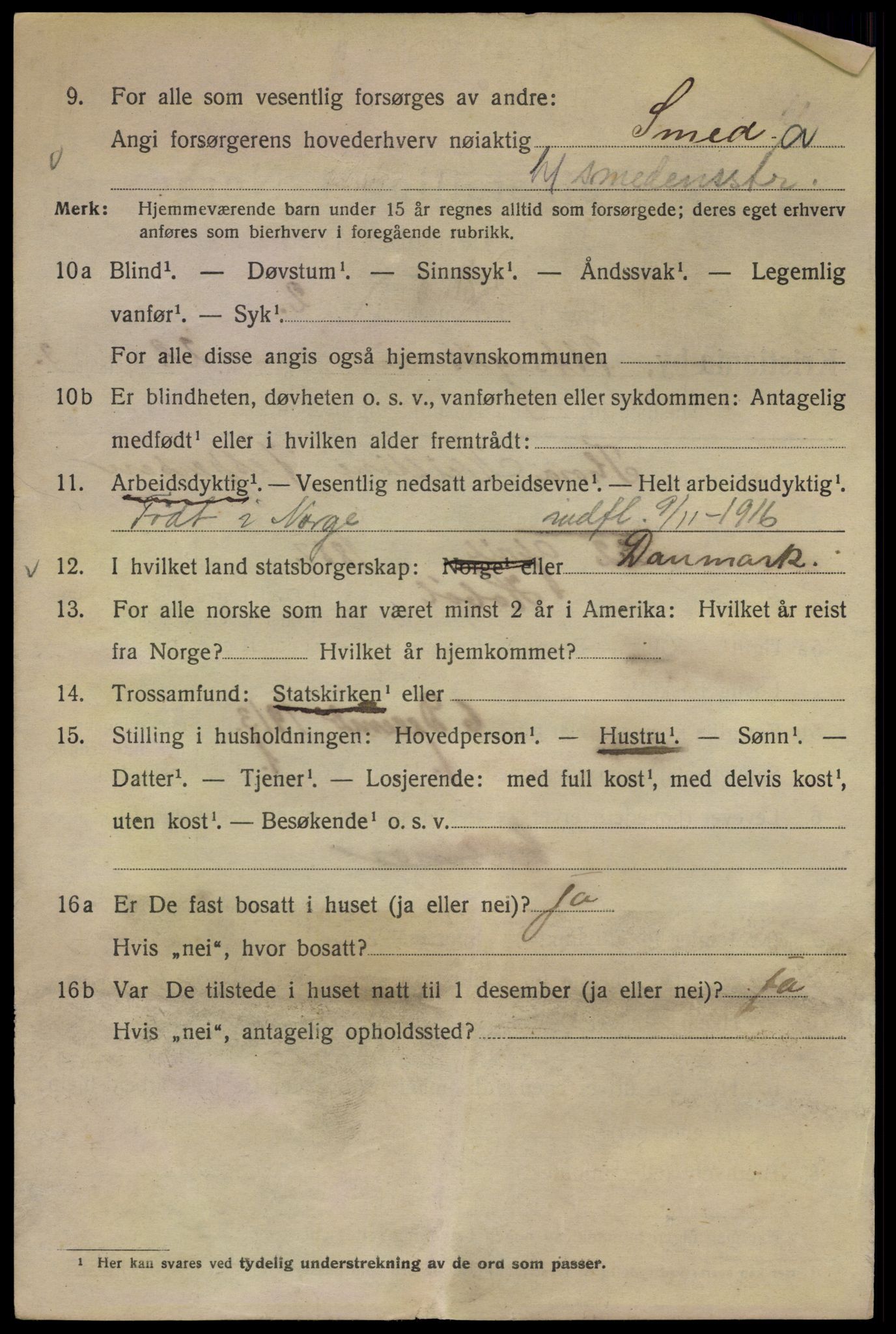 SAO, 1920 census for Kristiania, 1920, p. 624150