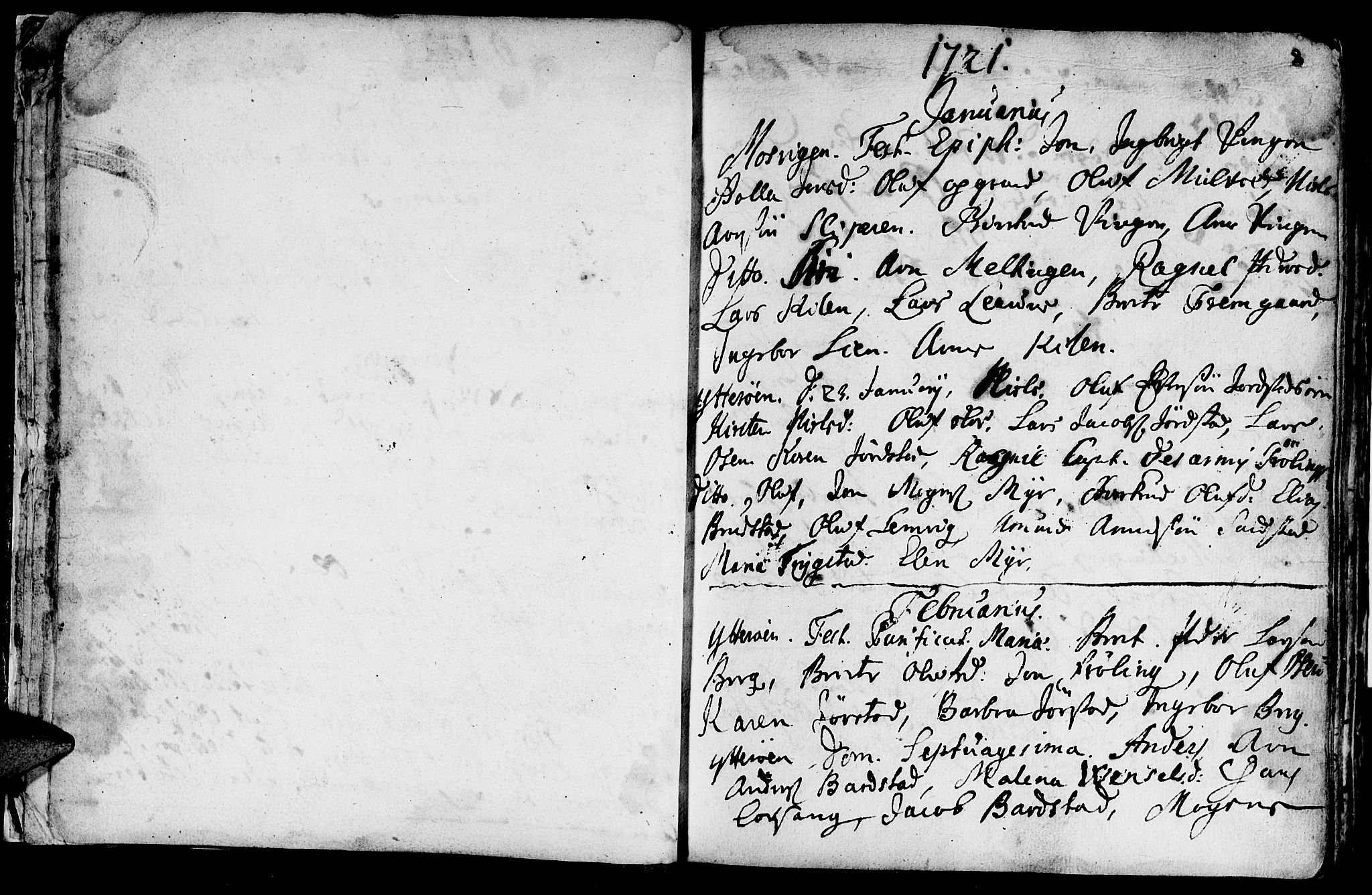 Ministerialprotokoller, klokkerbøker og fødselsregistre - Nord-Trøndelag, SAT/A-1458/722/L0215: Parish register (official) no. 722A02, 1718-1755, p. 8