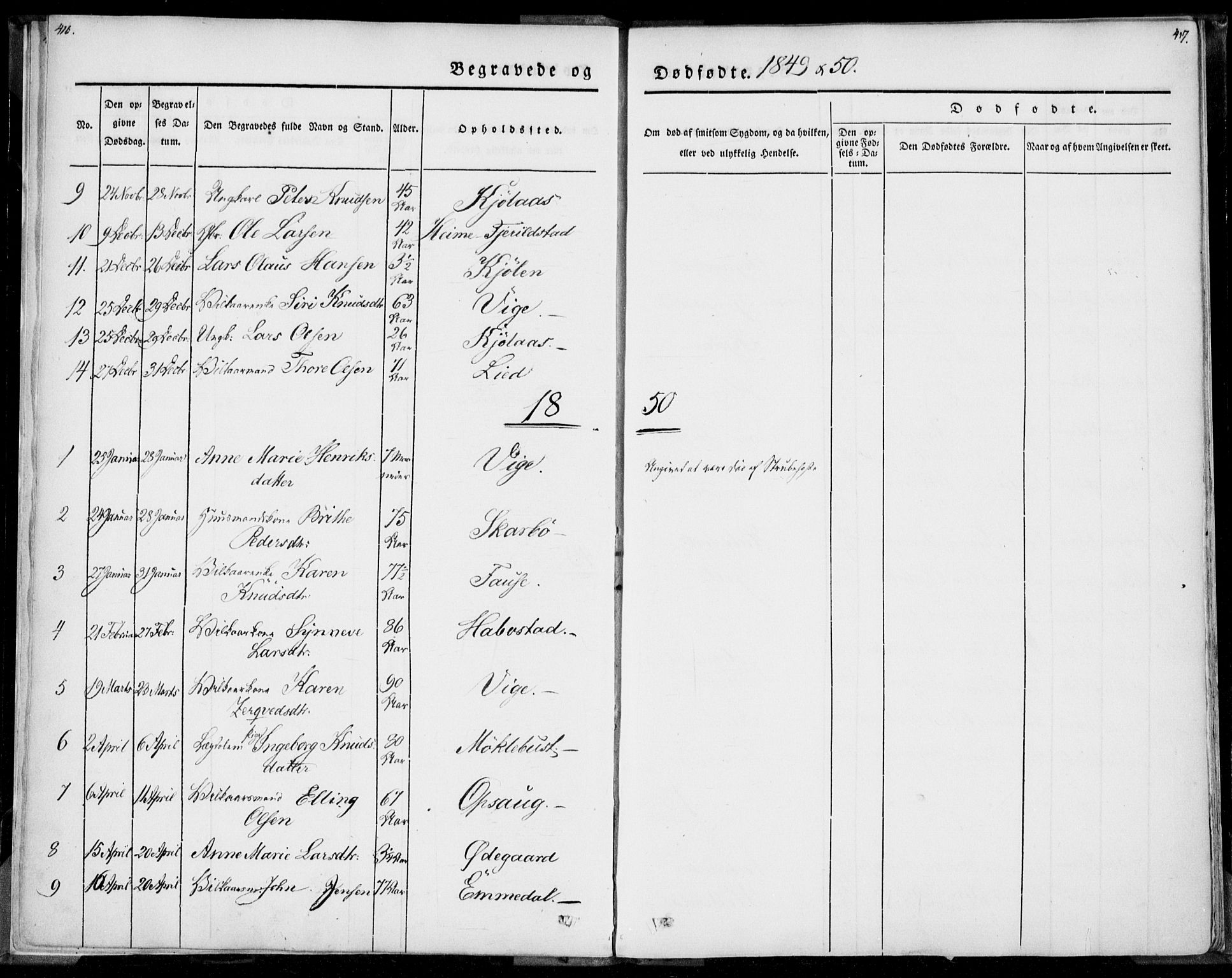 Ministerialprotokoller, klokkerbøker og fødselsregistre - Møre og Romsdal, AV/SAT-A-1454/520/L0277: Parish register (official) no. 520A07, 1843-1861, p. 416-417