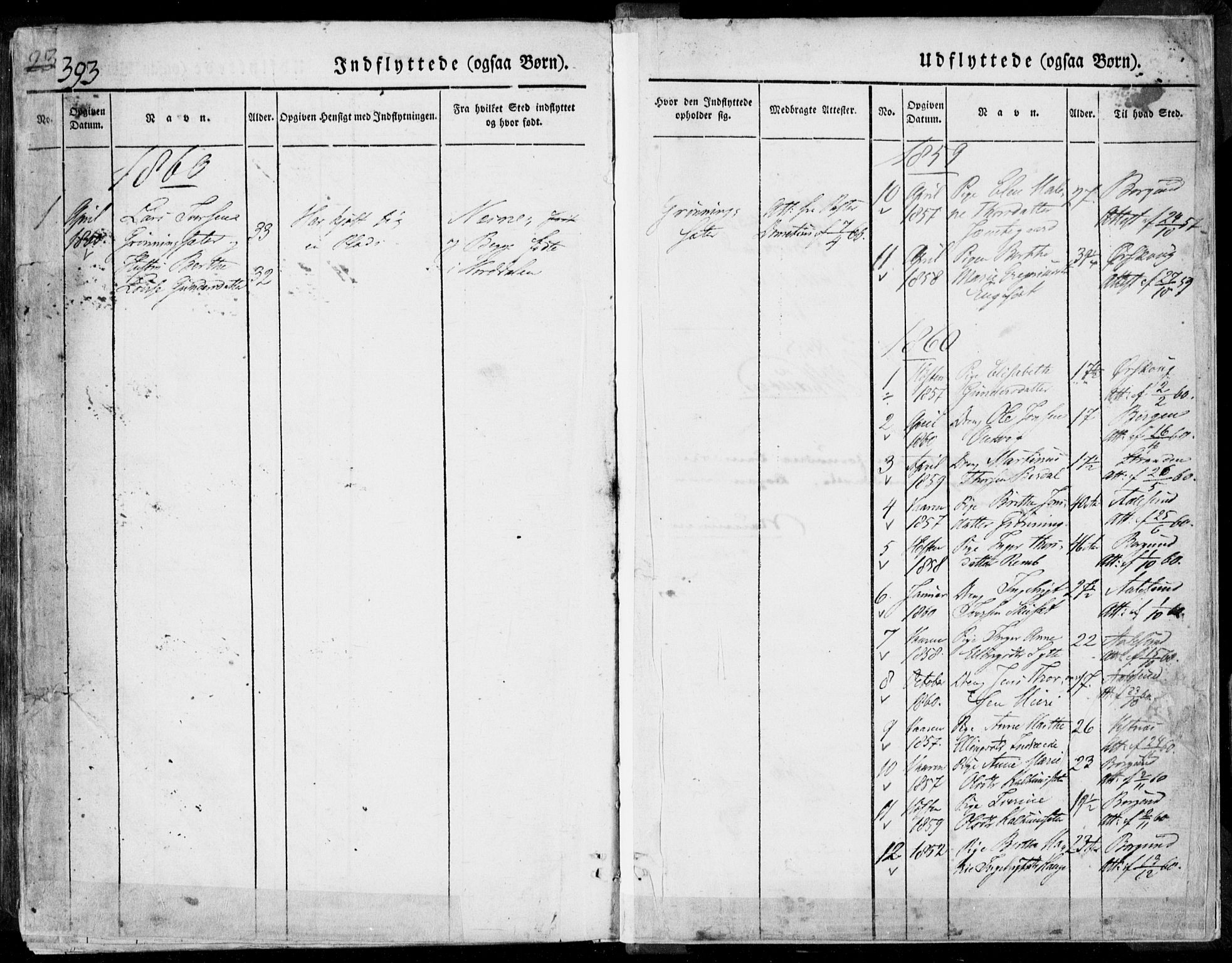 Ministerialprotokoller, klokkerbøker og fødselsregistre - Møre og Romsdal, SAT/A-1454/519/L0248: Parish register (official) no. 519A07, 1829-1860, p. 393