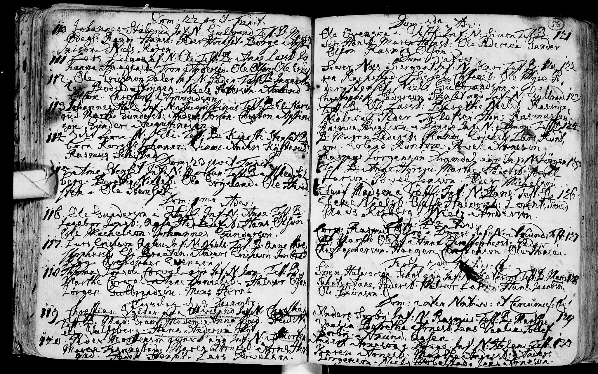 Eiker kirkebøker, AV/SAKO-A-4/F/Fa/L0003: Parish register (official) no. I 3, 1724-1753, p. 56