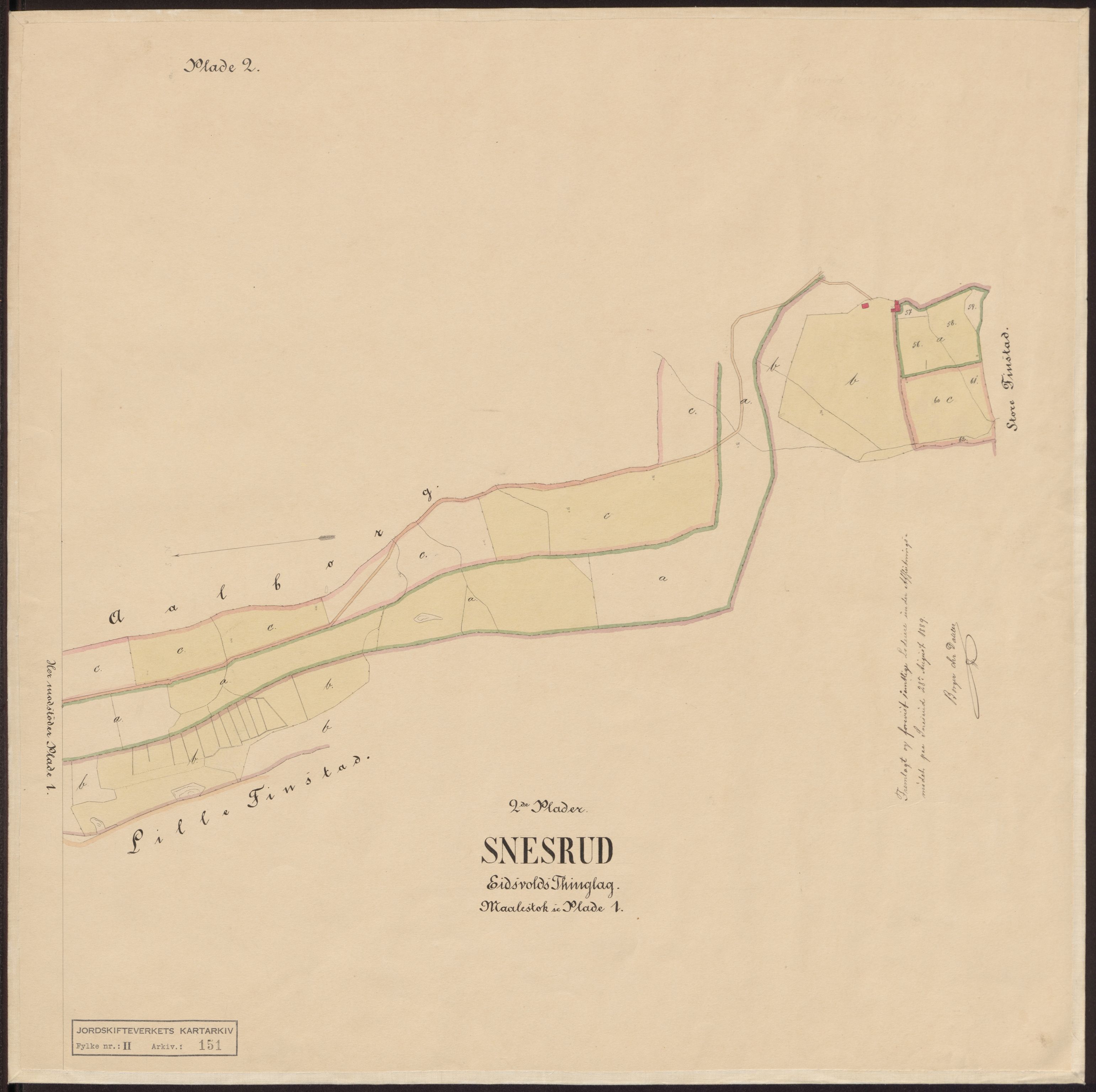 Jordskifteverkets kartarkiv, RA/S-3929/T, 1859-1988, p. 206