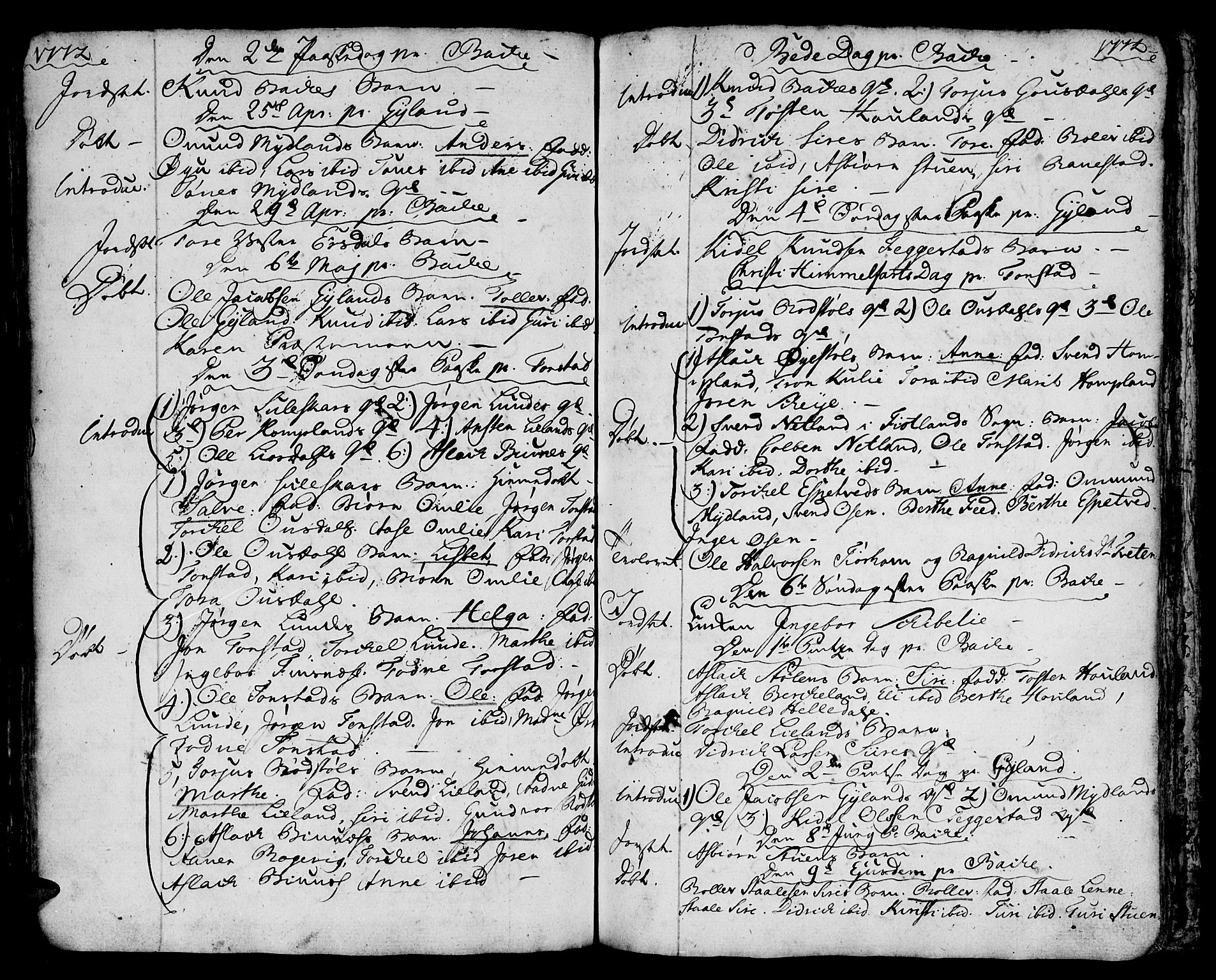 Bakke sokneprestkontor, AV/SAK-1111-0002/F/Fa/Faa/L0001: Parish register (official) no. A 1, 1741-1780, p. 194