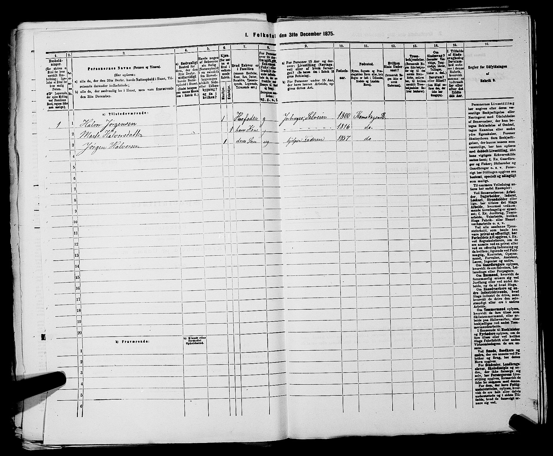 RA, 1875 census for 0120P Rødenes, 1875, p. 837