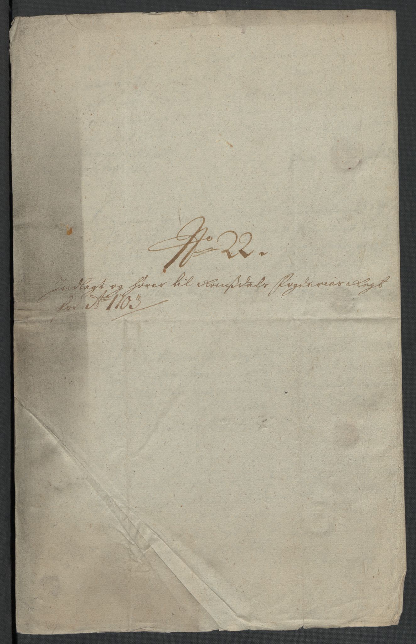 Rentekammeret inntil 1814, Reviderte regnskaper, Fogderegnskap, RA/EA-4092/R55/L3656: Fogderegnskap Romsdal, 1703-1705, p. 151