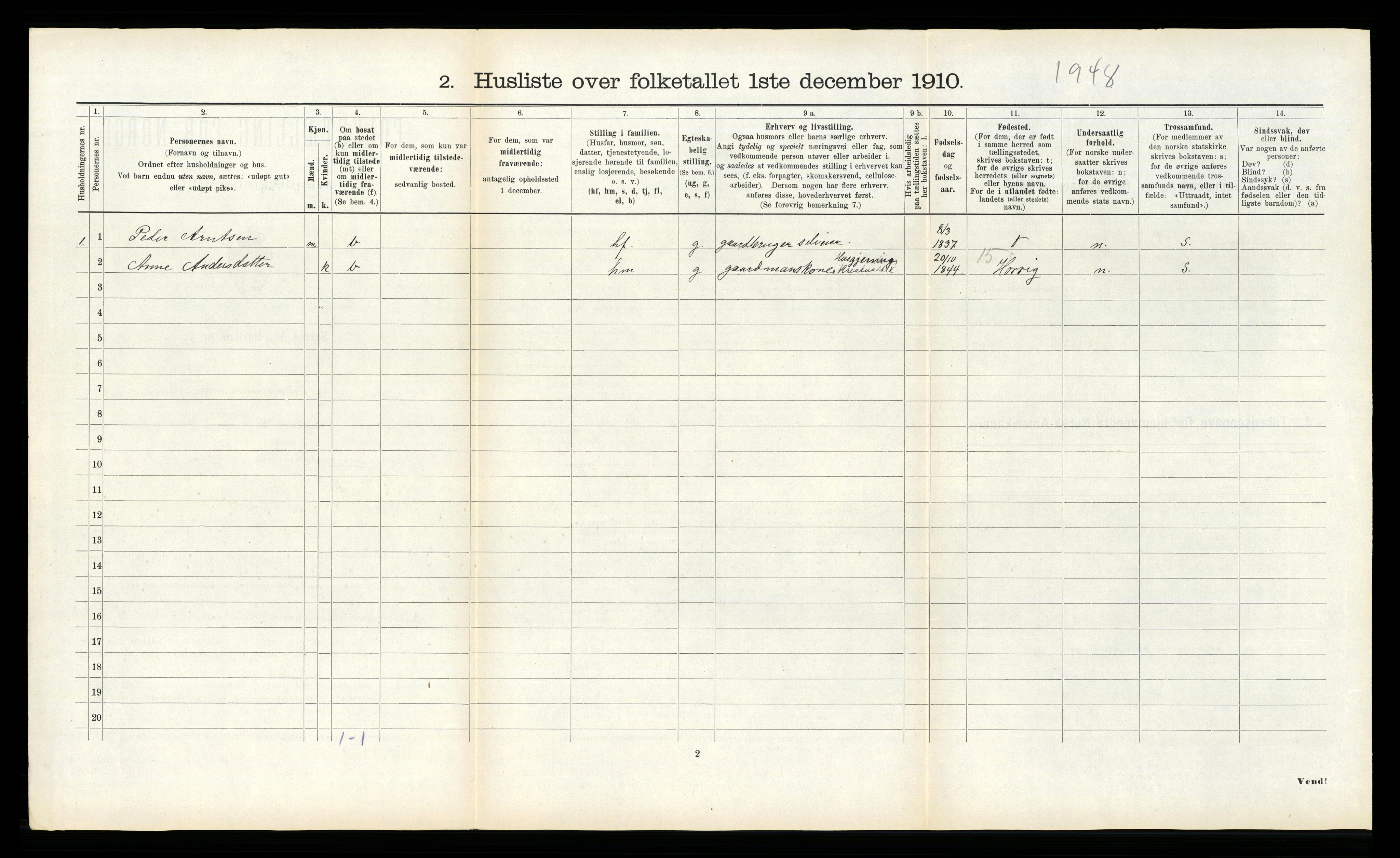 RA, 1910 census for Soknedal, 1910, p. 628