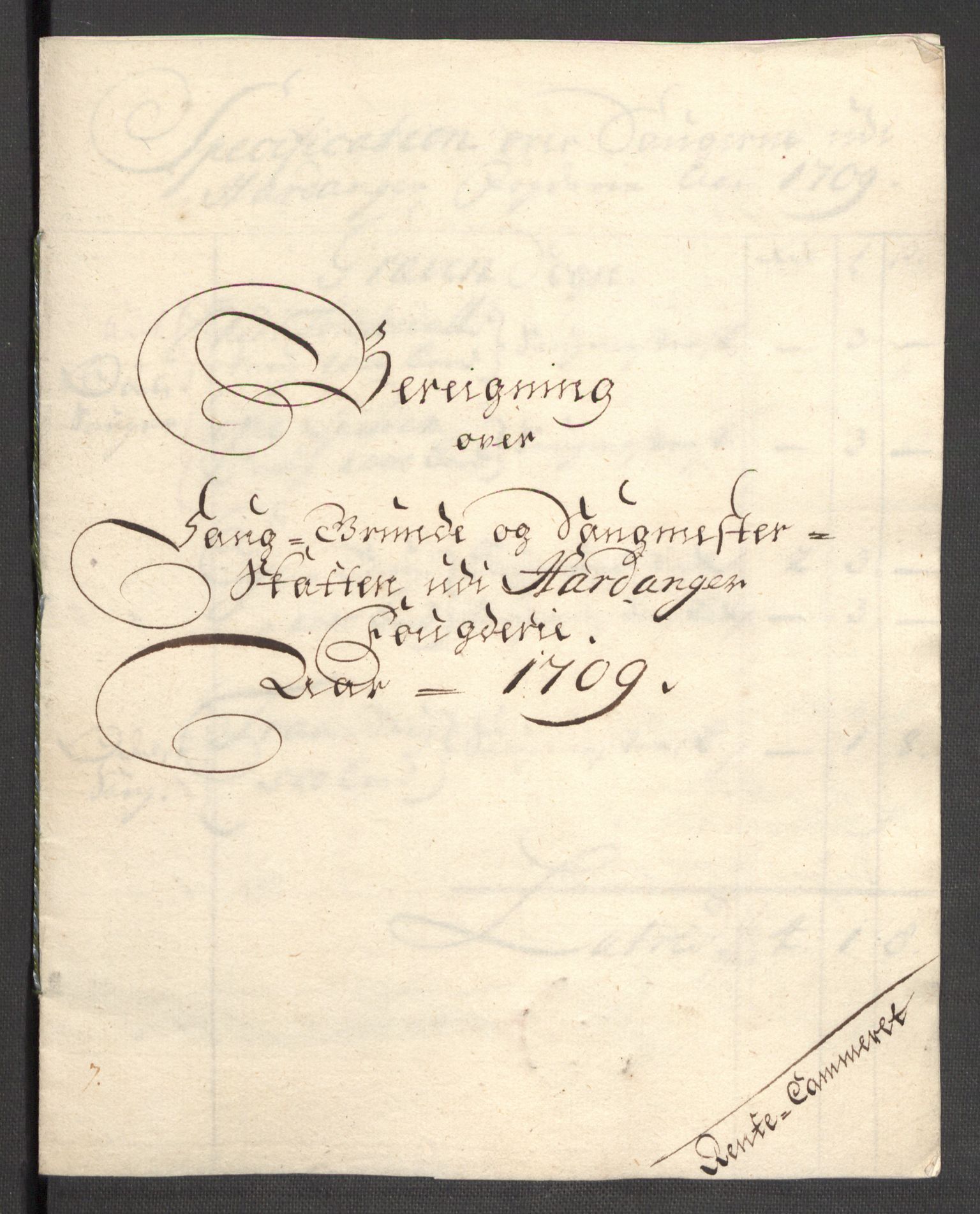 Rentekammeret inntil 1814, Reviderte regnskaper, Fogderegnskap, RA/EA-4092/R48/L2986: Fogderegnskap Sunnhordland og Hardanger, 1709-1710, p. 203