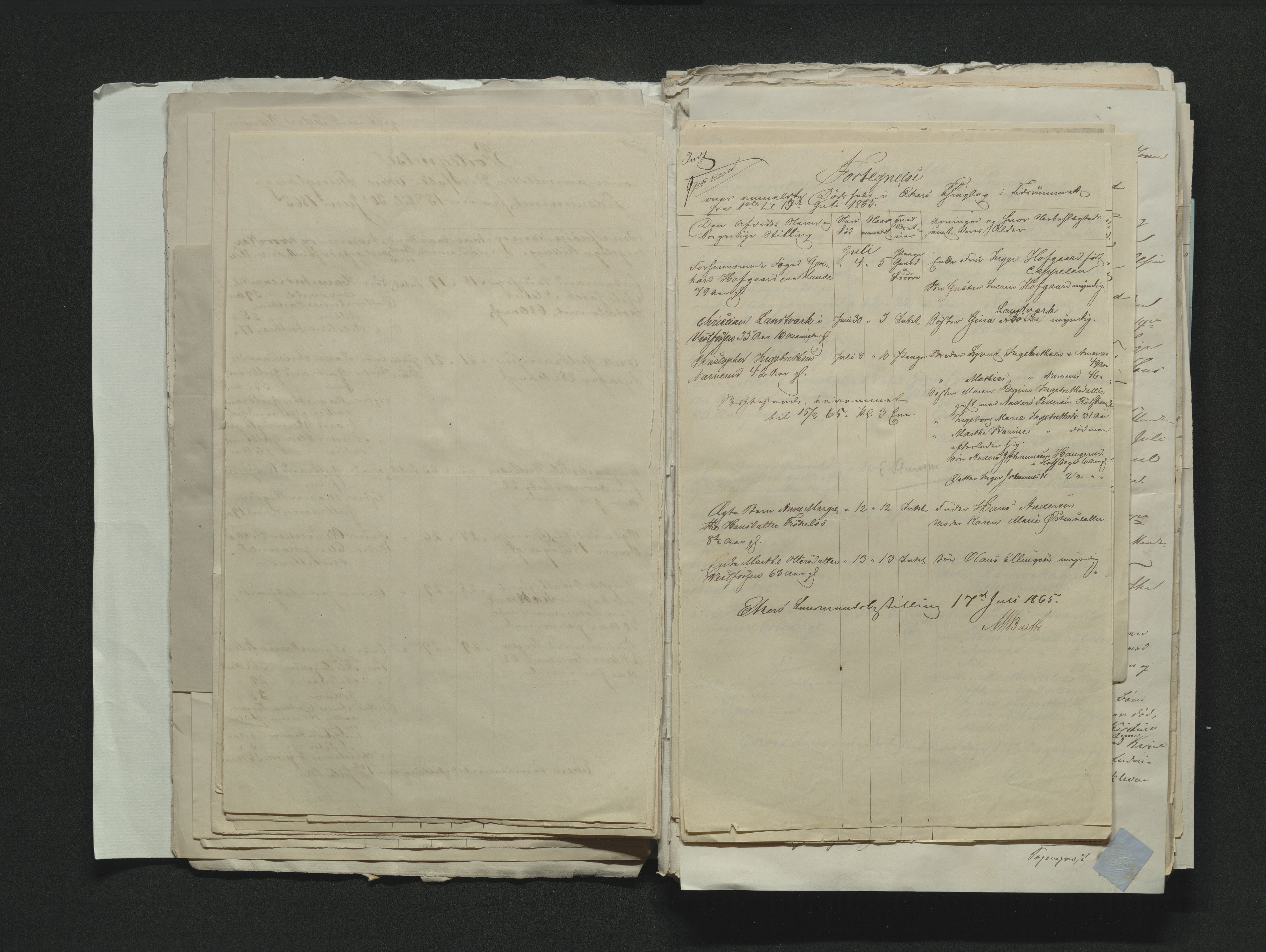 Eiker, Modum og Sigdal sorenskriveri, AV/SAKO-A-123/H/Ha/Hab/L0011: Dødsfallsmeldinger, 1862-1865, p. 542