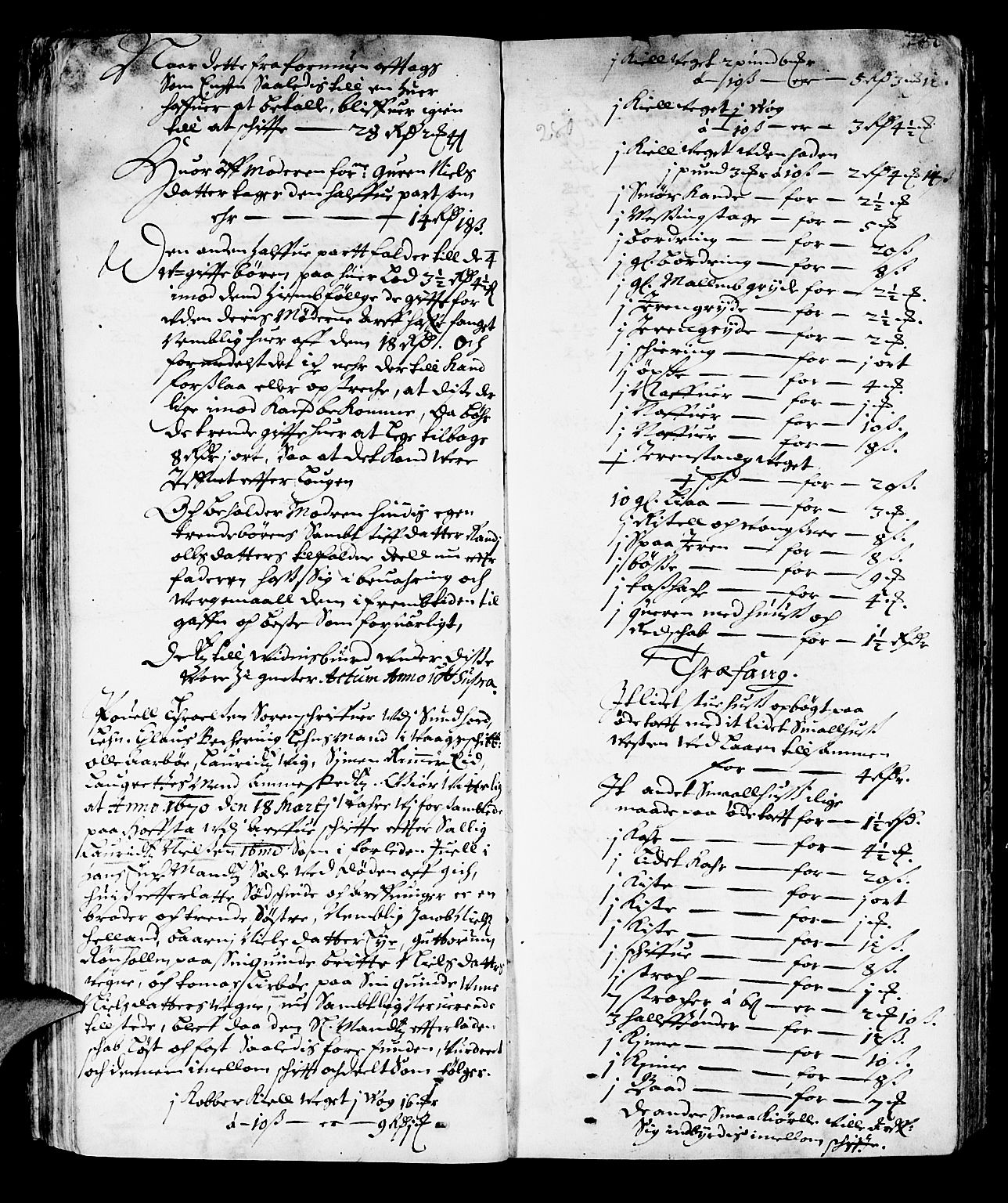 Sunnhordland sorenskrivar, SAB/A-2401/1/H/Ha/Haa/L0001: Skifteprotokollar. Register på kort. Fol. 240- ut, 1669-1673, p. 279b-280a
