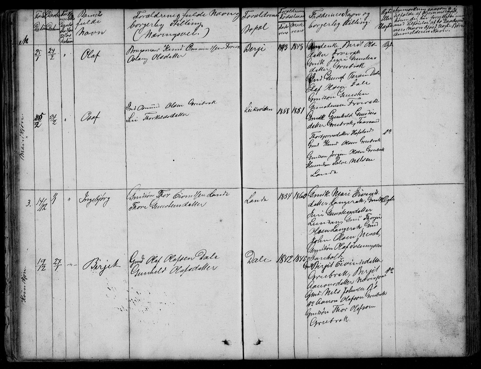 Bygland sokneprestkontor, AV/SAK-1111-0006/F/Fb/Fbd/L0001: Parish register (copy) no. B 1, 1848-1895, p. 39