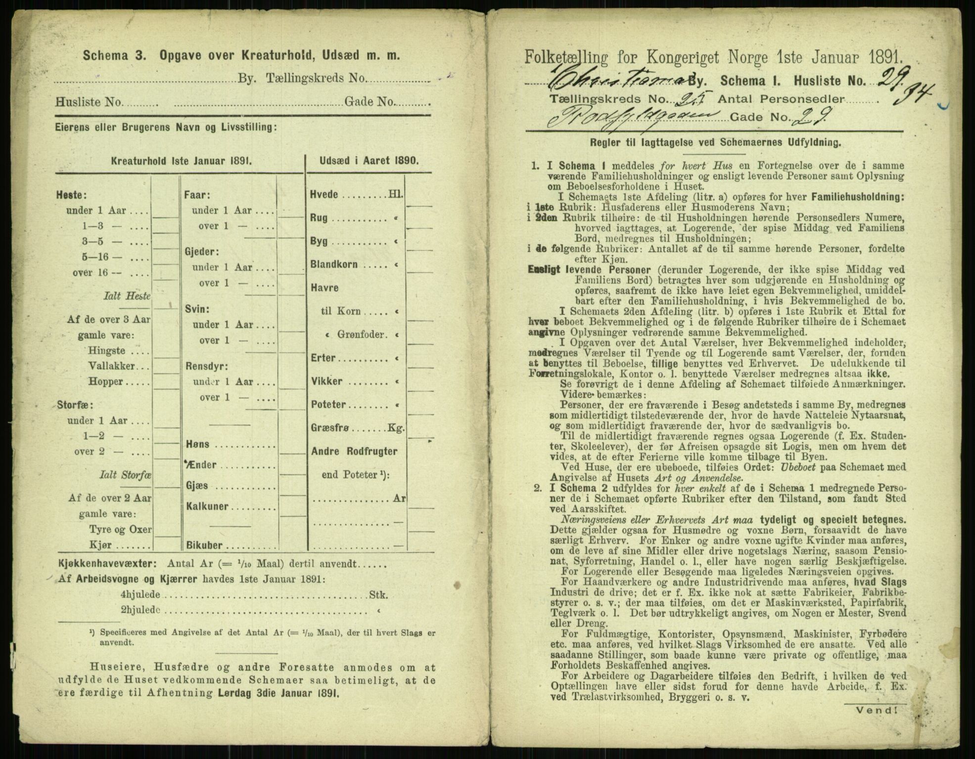 RA, 1891 census for 0301 Kristiania, 1891, p. 12362