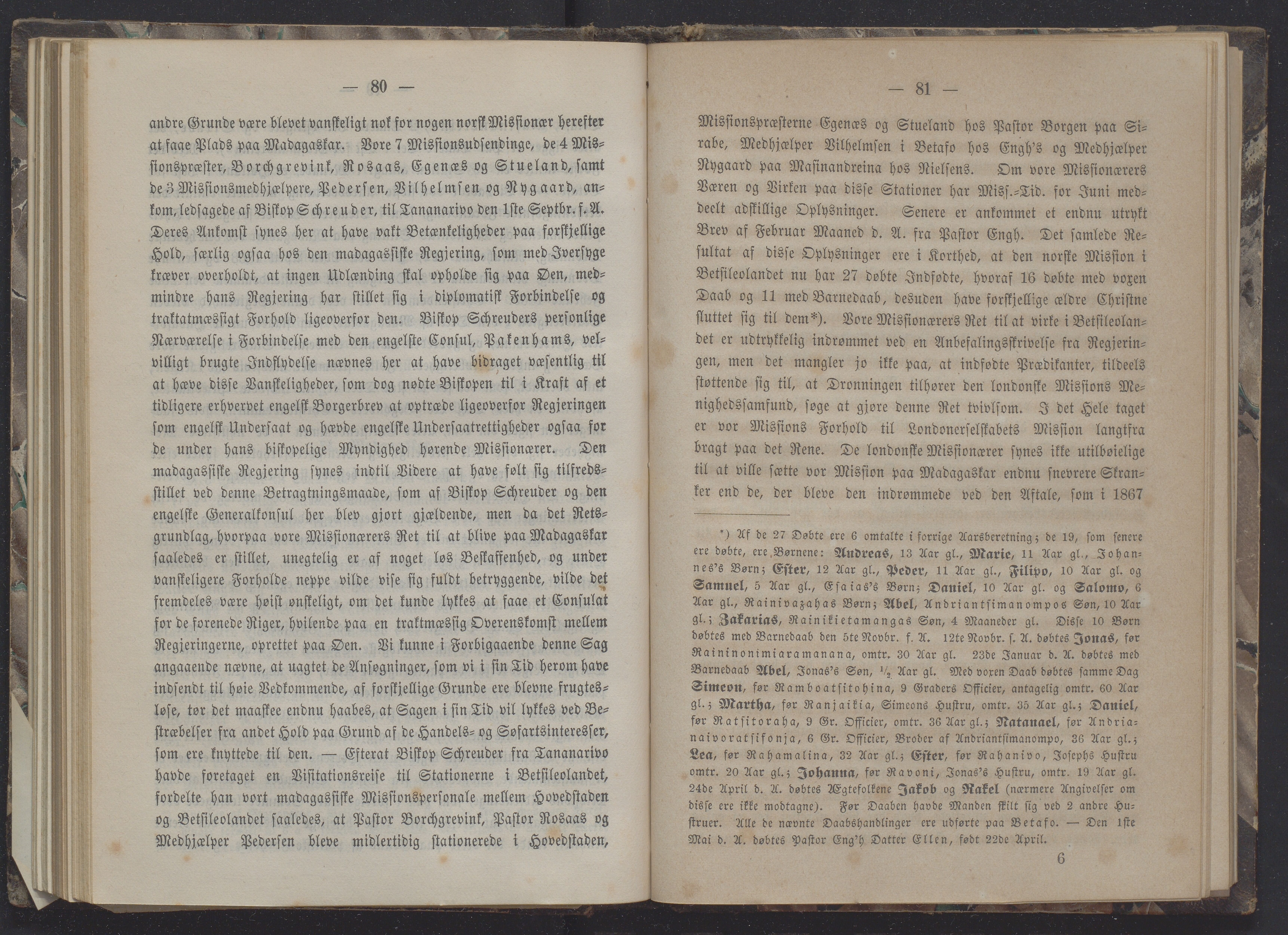 Det Norske Misjonsselskap - hovedadministrasjonen, VID/MA-A-1045/D/Db/Dba/L0337/0009: Beretninger, Bøker, Skrifter o.l   / Årsberetninger 28 , 1870, p. 80-81