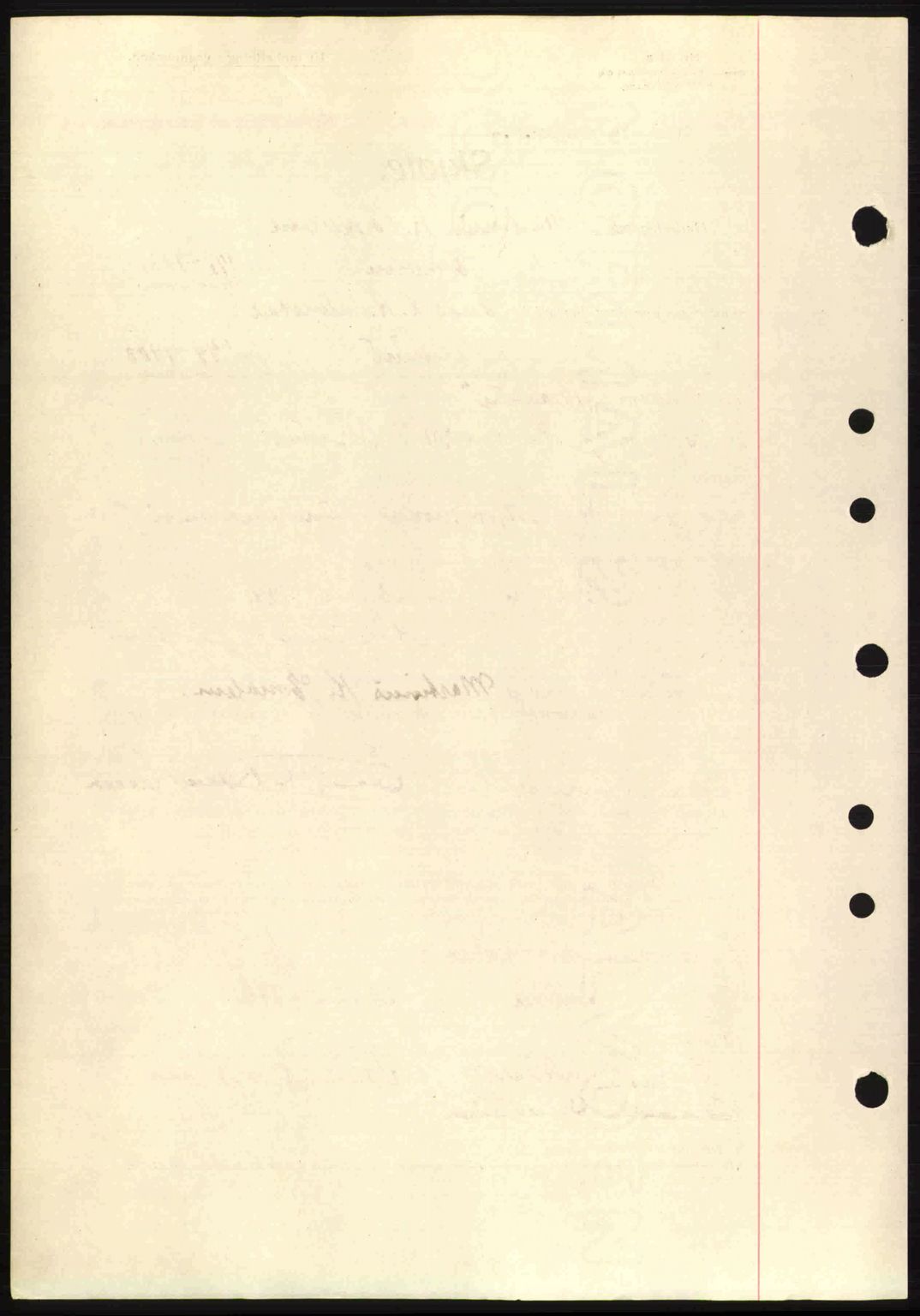 Nordre Sunnmøre sorenskriveri, SAT/A-0006/1/2/2C/2Ca: Mortgage book no. A11, 1941-1941, Diary no: : 1240/1941