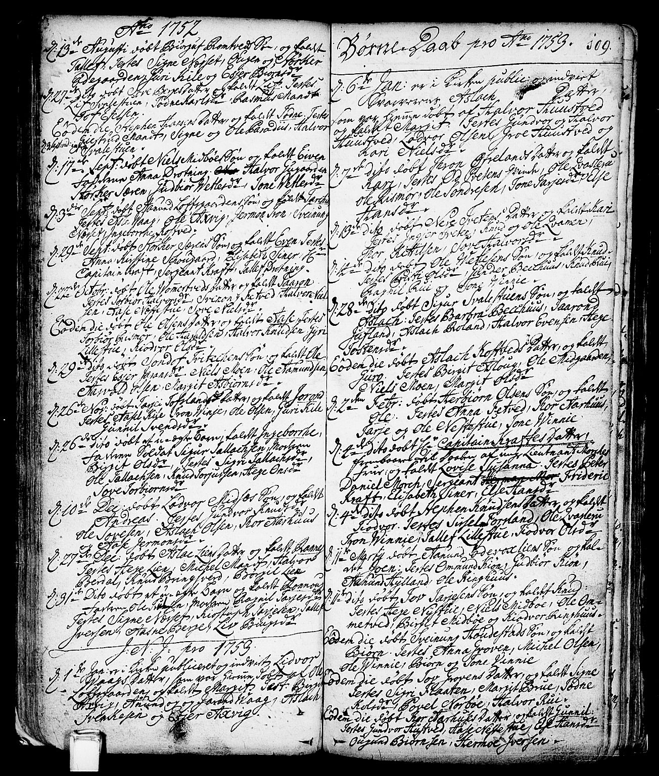 Vinje kirkebøker, SAKO/A-312/F/Fa/L0001: Parish register (official) no. I 1, 1717-1766, p. 109