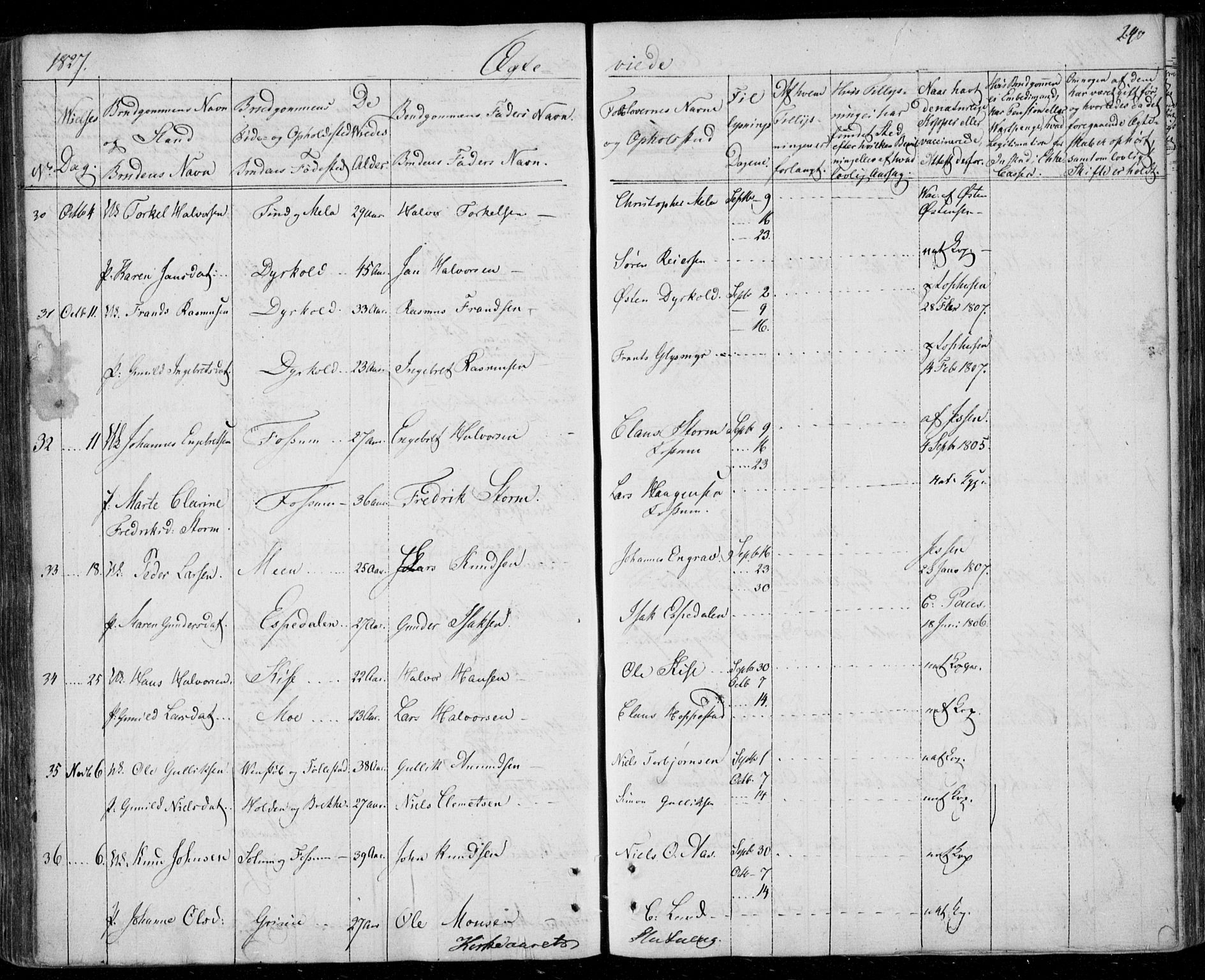 Gjerpen kirkebøker, AV/SAKO-A-265/F/Fa/L0005: Parish register (official) no. I 5, 1823-1829, p. 240