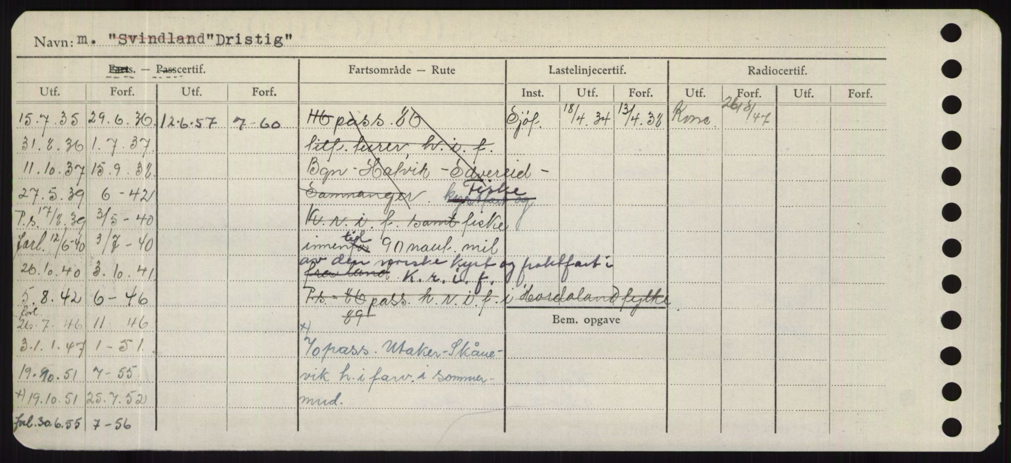 Sjøfartsdirektoratet med forløpere, Skipsmålingen, RA/S-1627/H/Hd/L0008: Fartøy, C-D, p. 642