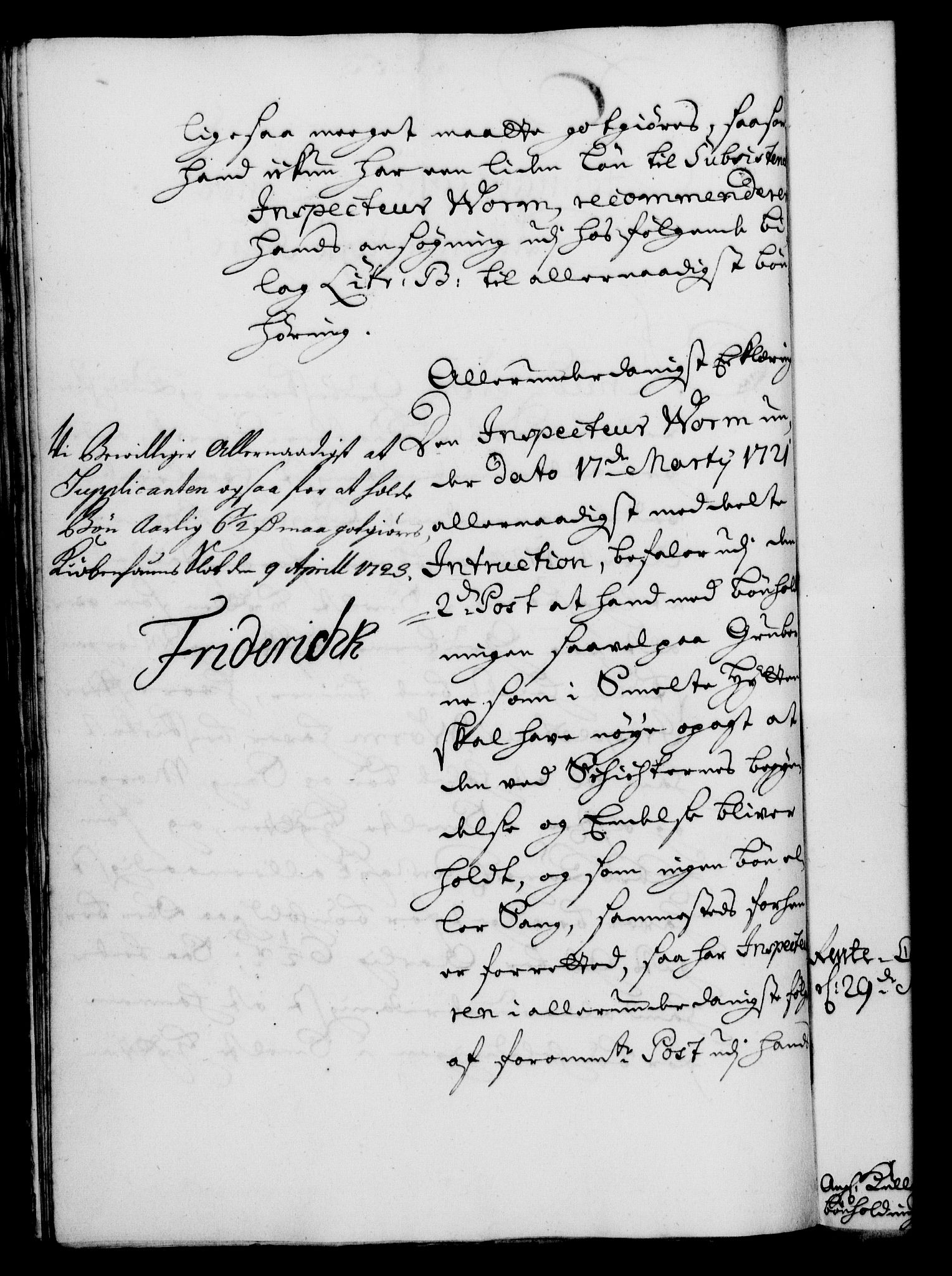 Rentekammeret, Kammerkanselliet, AV/RA-EA-3111/G/Gf/Gfa/L0006: Norsk relasjons- og resolusjonsprotokoll (merket RK 52.6), 1723, p. 392