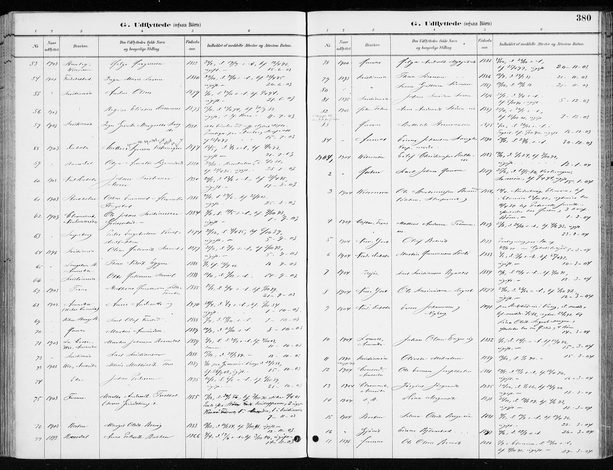 Løten prestekontor, AV/SAH-PREST-022/K/Ka/L0010: Parish register (official) no. 10, 1892-1907, p. 380