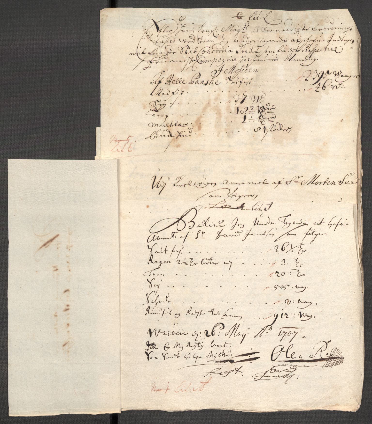 Rentekammeret inntil 1814, Reviderte regnskaper, Fogderegnskap, AV/RA-EA-4092/R69/L4854: Fogderegnskap Finnmark/Vardøhus, 1707-1708, p. 68