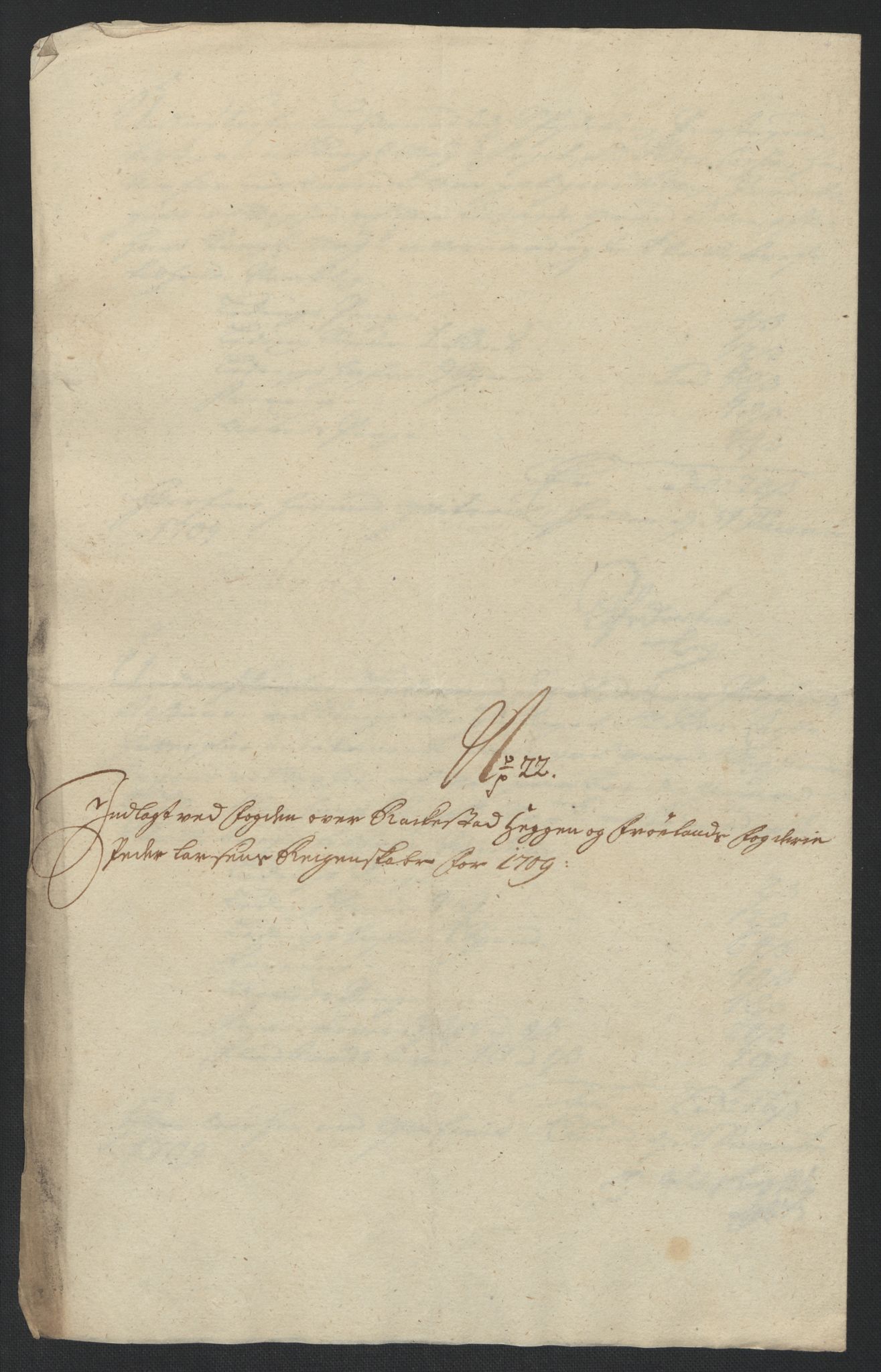 Rentekammeret inntil 1814, Reviderte regnskaper, Fogderegnskap, AV/RA-EA-4092/R07/L0301: Fogderegnskap Rakkestad, Heggen og Frøland, 1709, p. 266