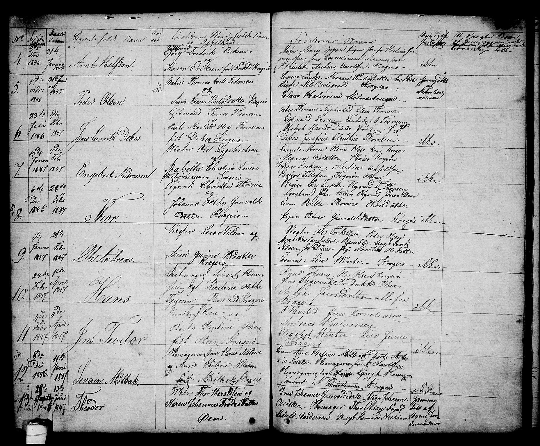 Kragerø kirkebøker, SAKO/A-278/G/Ga/L0003: Parish register (copy) no. 3, 1832-1852, p. 260