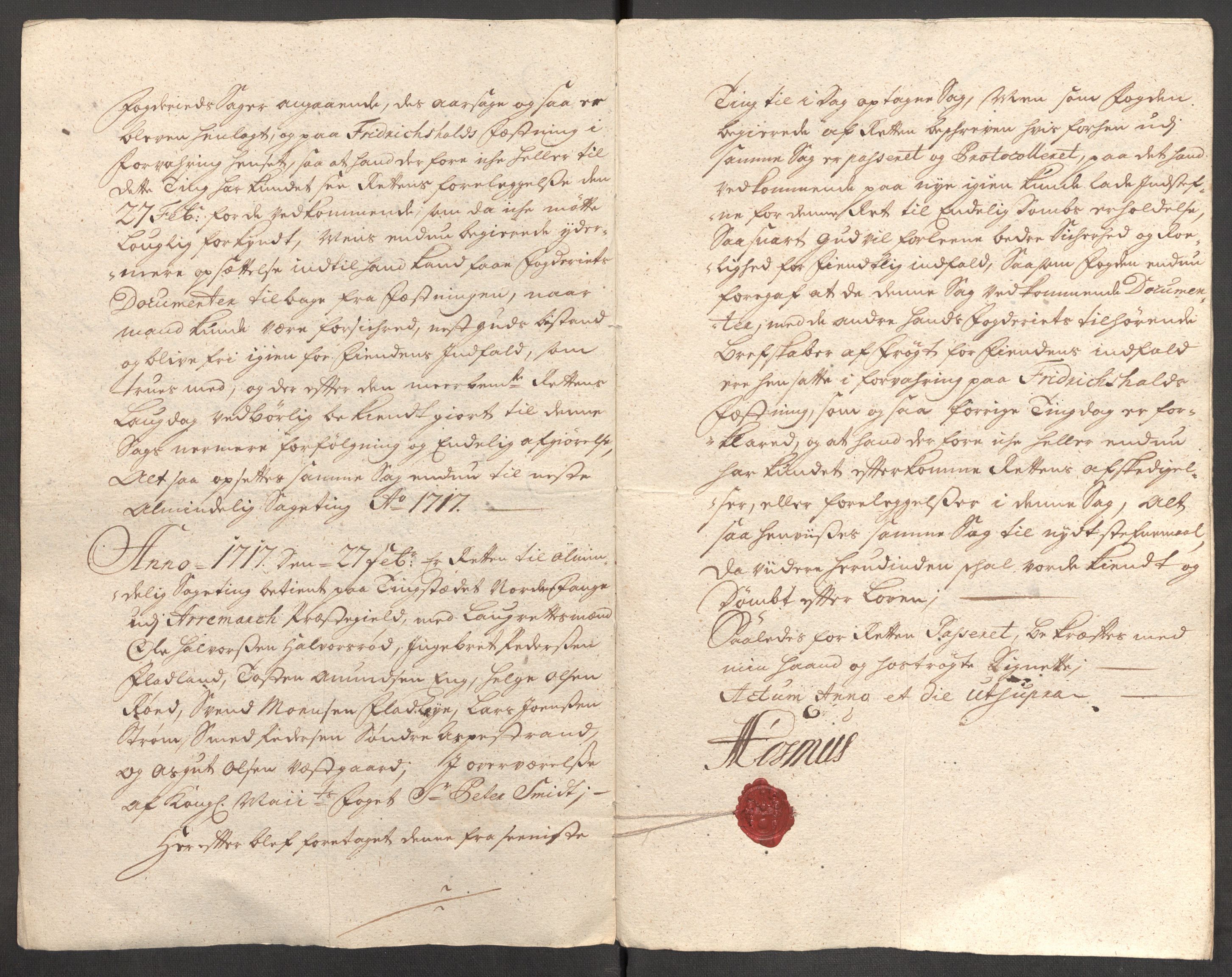 Rentekammeret inntil 1814, Reviderte regnskaper, Fogderegnskap, AV/RA-EA-4092/R01/L0024: Fogderegnskap Idd og Marker, 1717-1718, p. 131