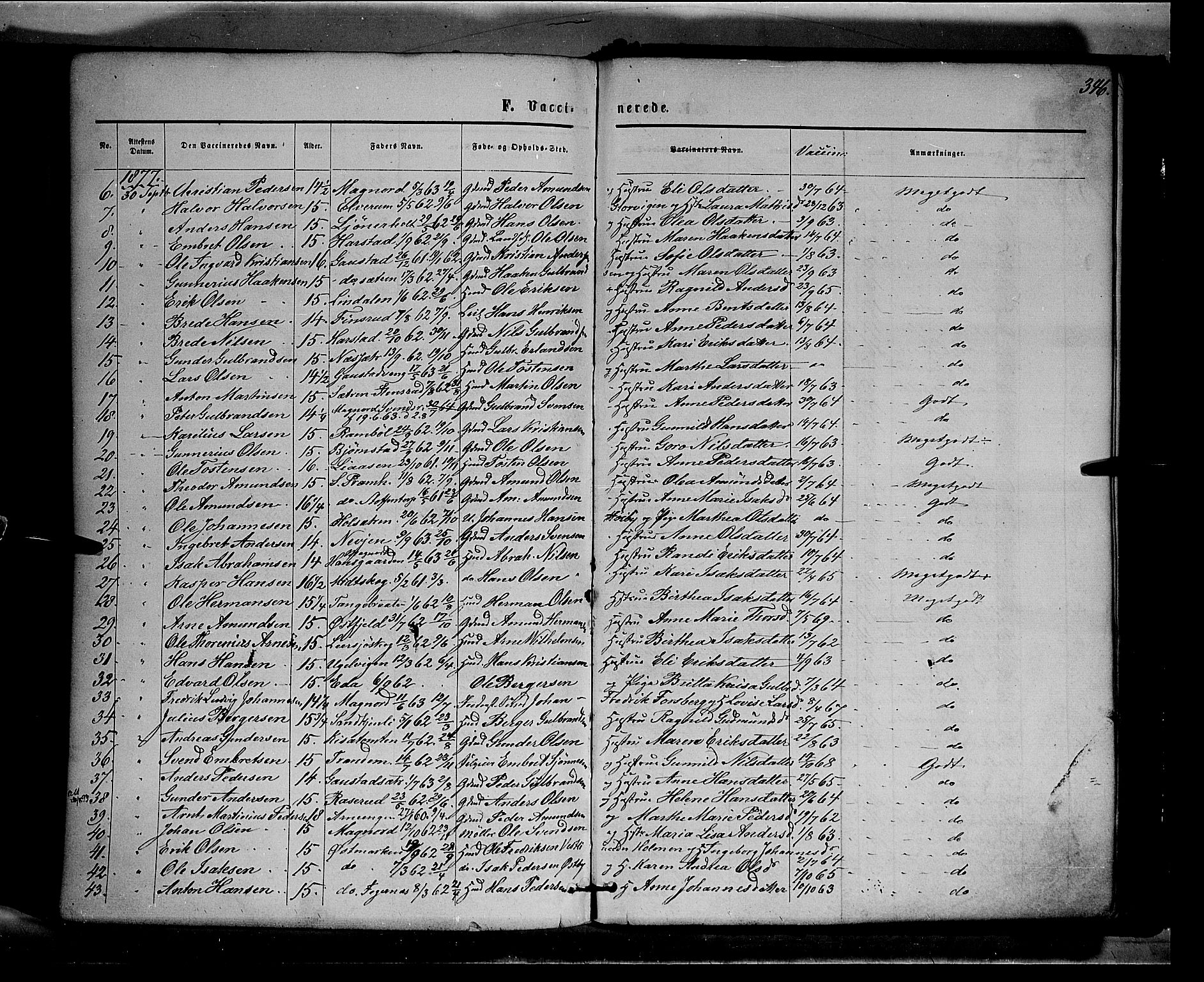 Eidskog prestekontor, AV/SAH-PREST-026/H/Ha/Haa/L0002: Parish register (official) no. 2, 1867-1878, p. 346