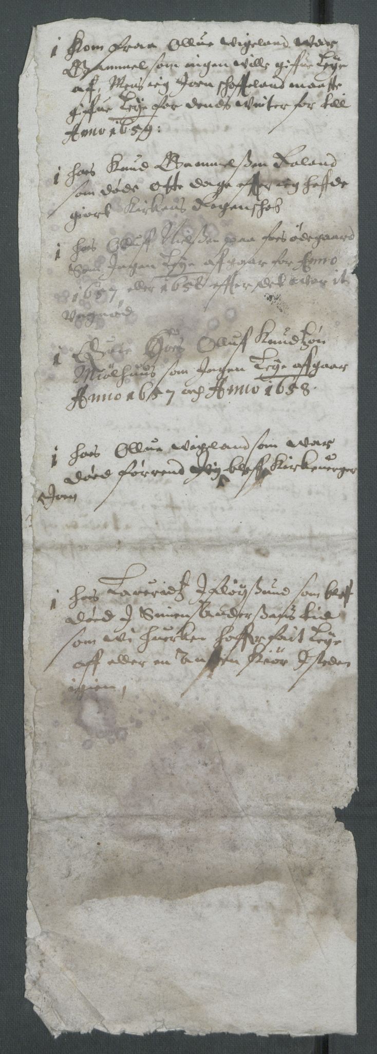 Riksarkivets diplomsamling, AV/RA-EA-5965/F02/L0168: Dokumenter, 1658-1660, p. 137