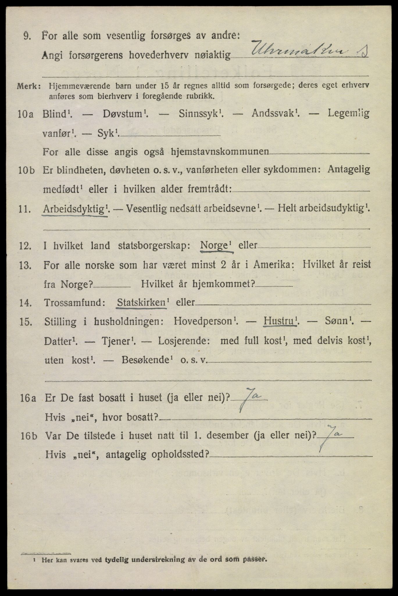 SAKO, 1920 census for Bø (Telemark), 1920, p. 5075