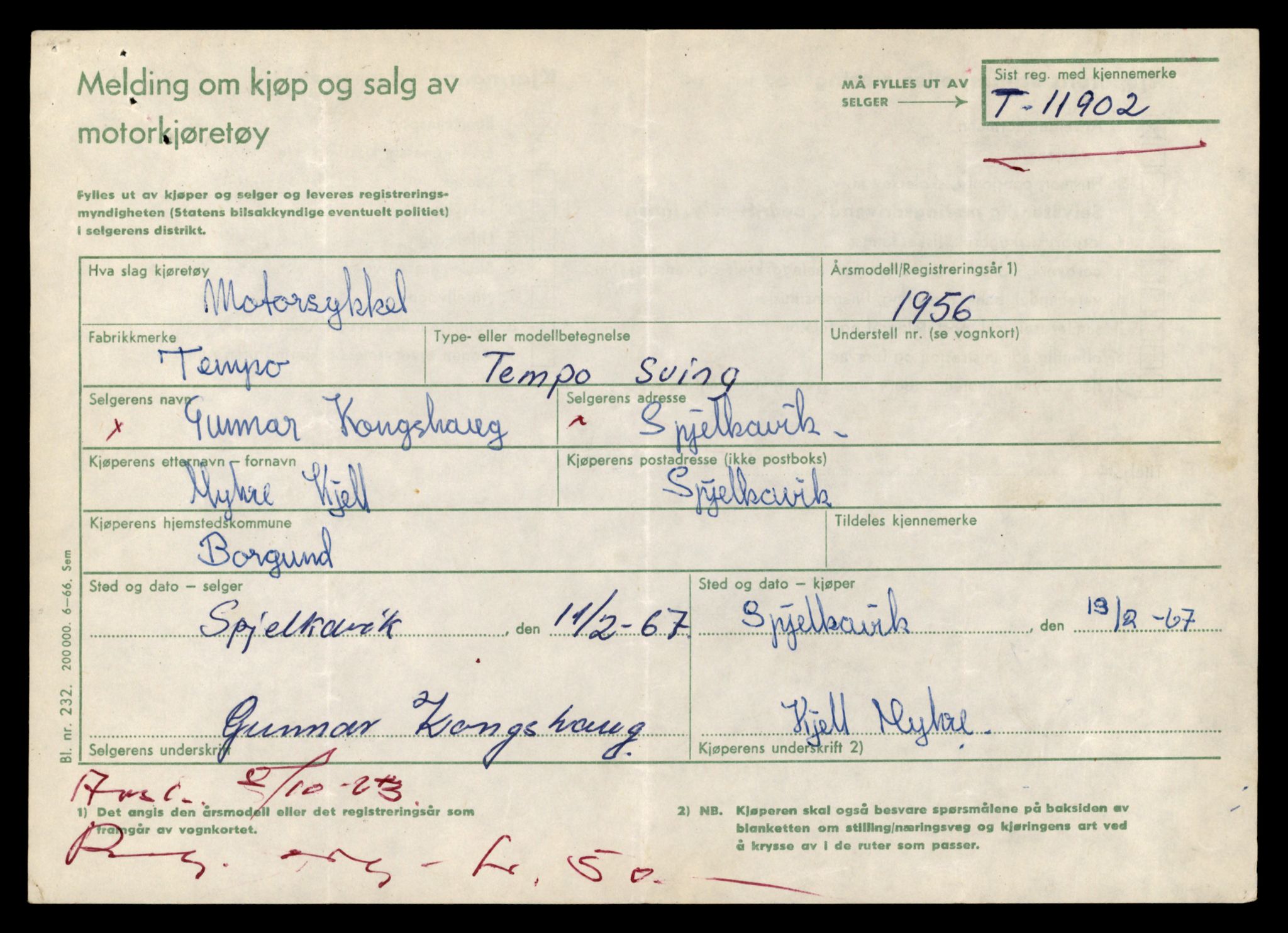 Møre og Romsdal vegkontor - Ålesund trafikkstasjon, AV/SAT-A-4099/F/Fe/L0031: Registreringskort for kjøretøy T 11800 - T 11996, 1927-1998, p. 1835