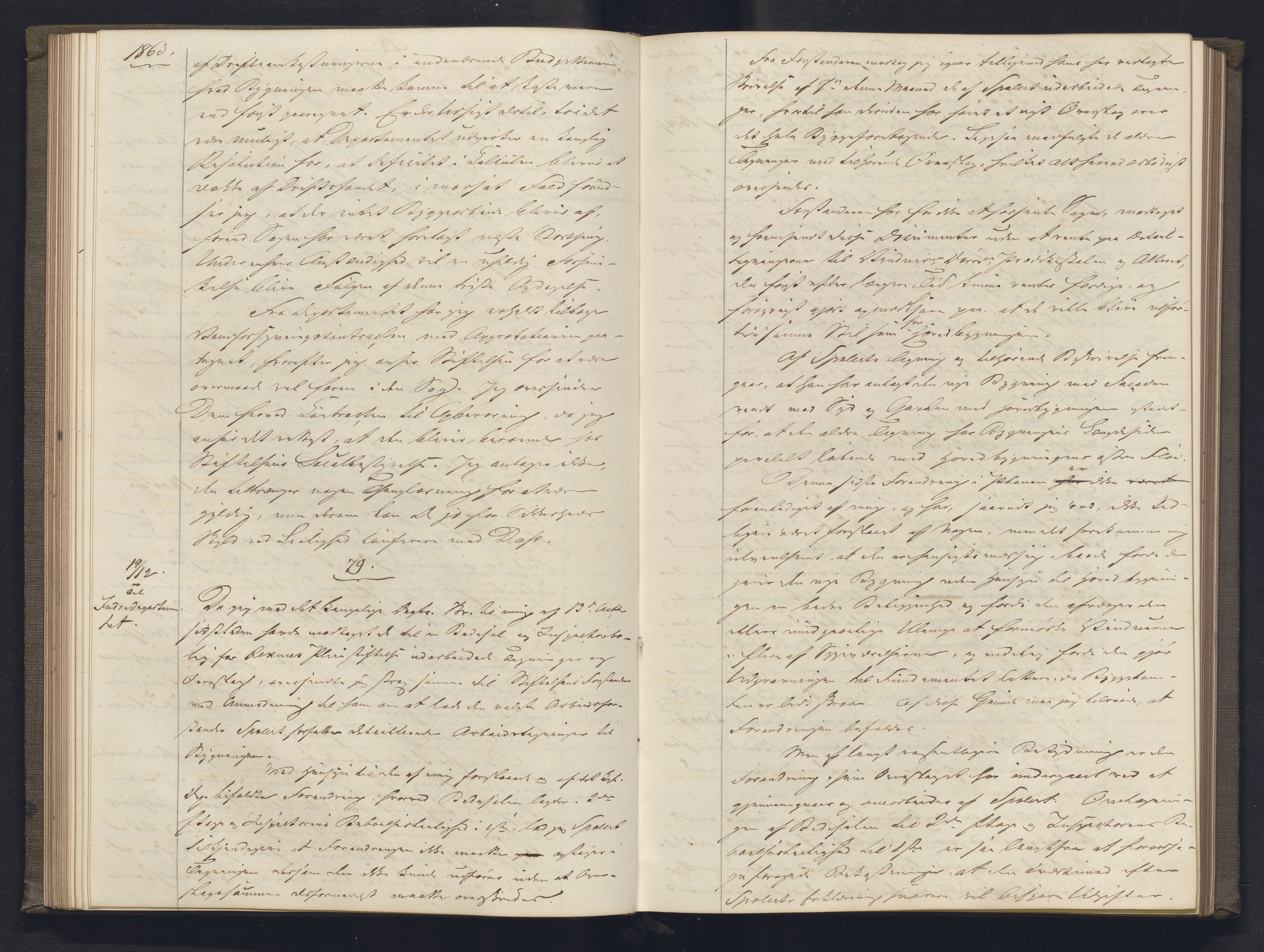 Lepraarkiver - Overlegen for den spedalske sykdom, AV/SAB-A-61001/B.b/L0003: Kopibok, 1862-1865