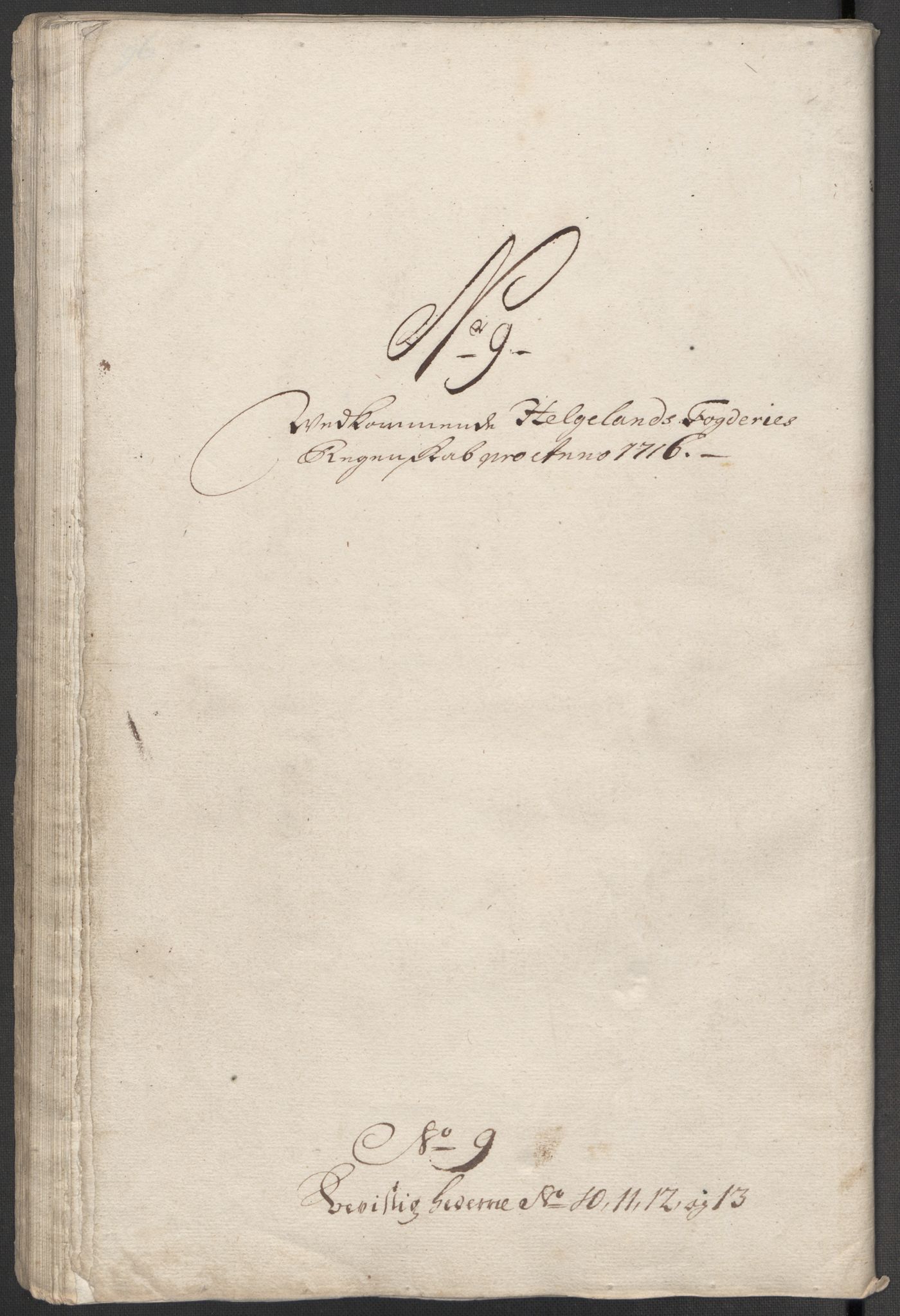 Rentekammeret inntil 1814, Reviderte regnskaper, Fogderegnskap, AV/RA-EA-4092/R65/L4514: Fogderegnskap Helgeland, 1716, p. 186