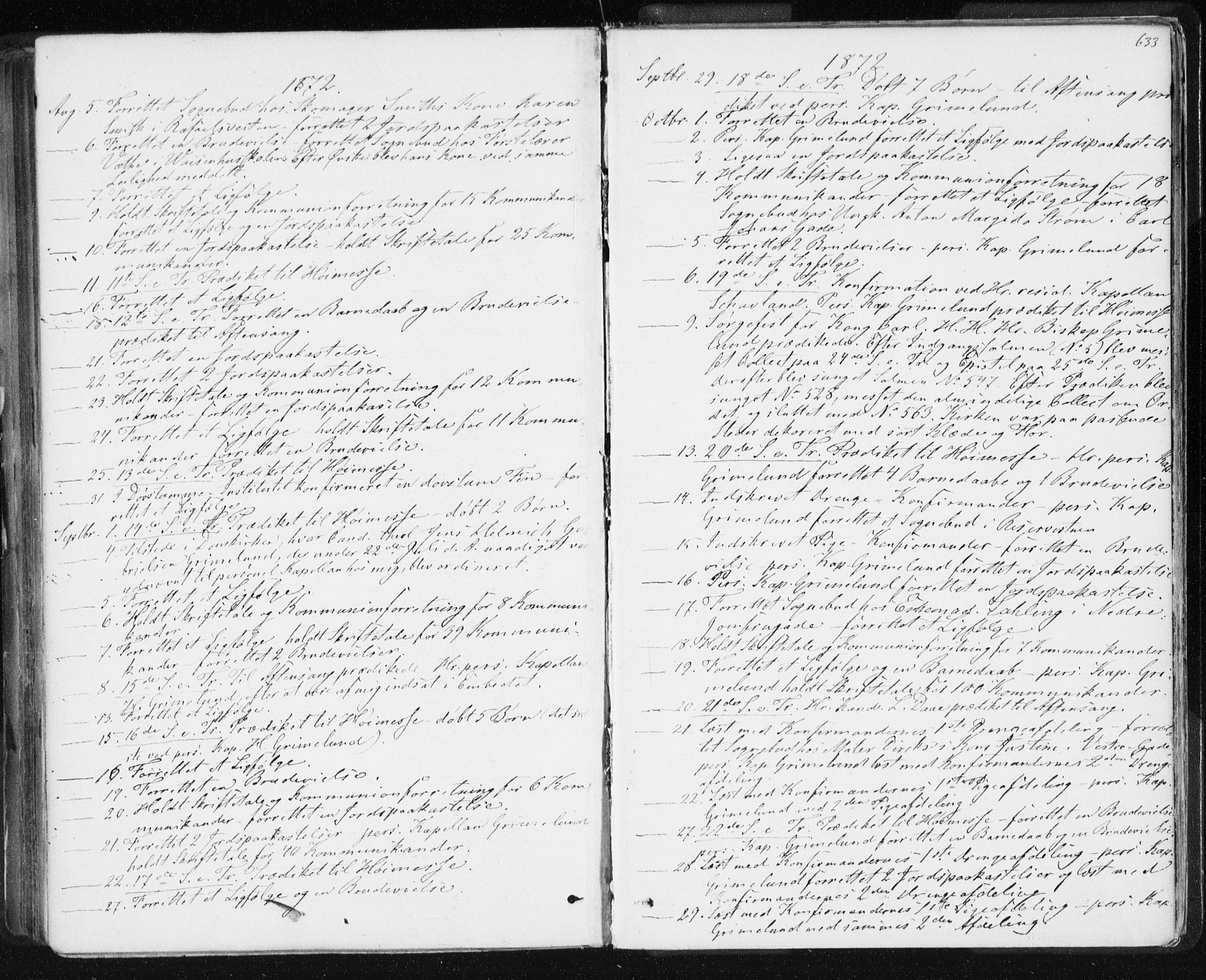 Ministerialprotokoller, klokkerbøker og fødselsregistre - Sør-Trøndelag, AV/SAT-A-1456/601/L0055: Parish register (official) no. 601A23, 1866-1877, p. 633