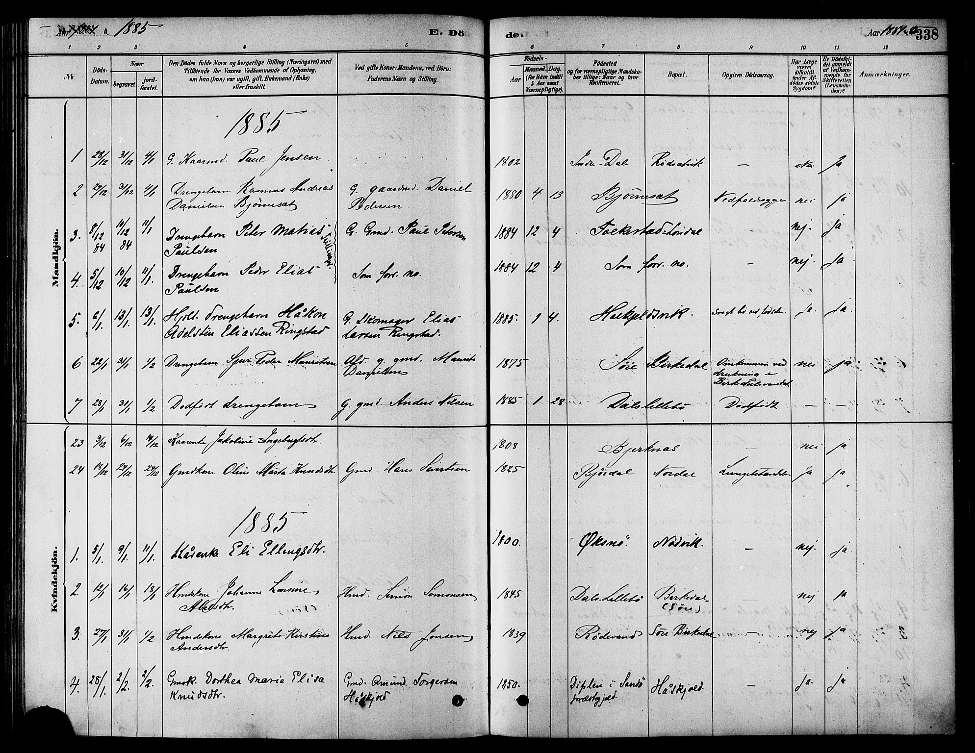 Ministerialprotokoller, klokkerbøker og fødselsregistre - Møre og Romsdal, AV/SAT-A-1454/511/L0141: Parish register (official) no. 511A08, 1878-1890, p. 338