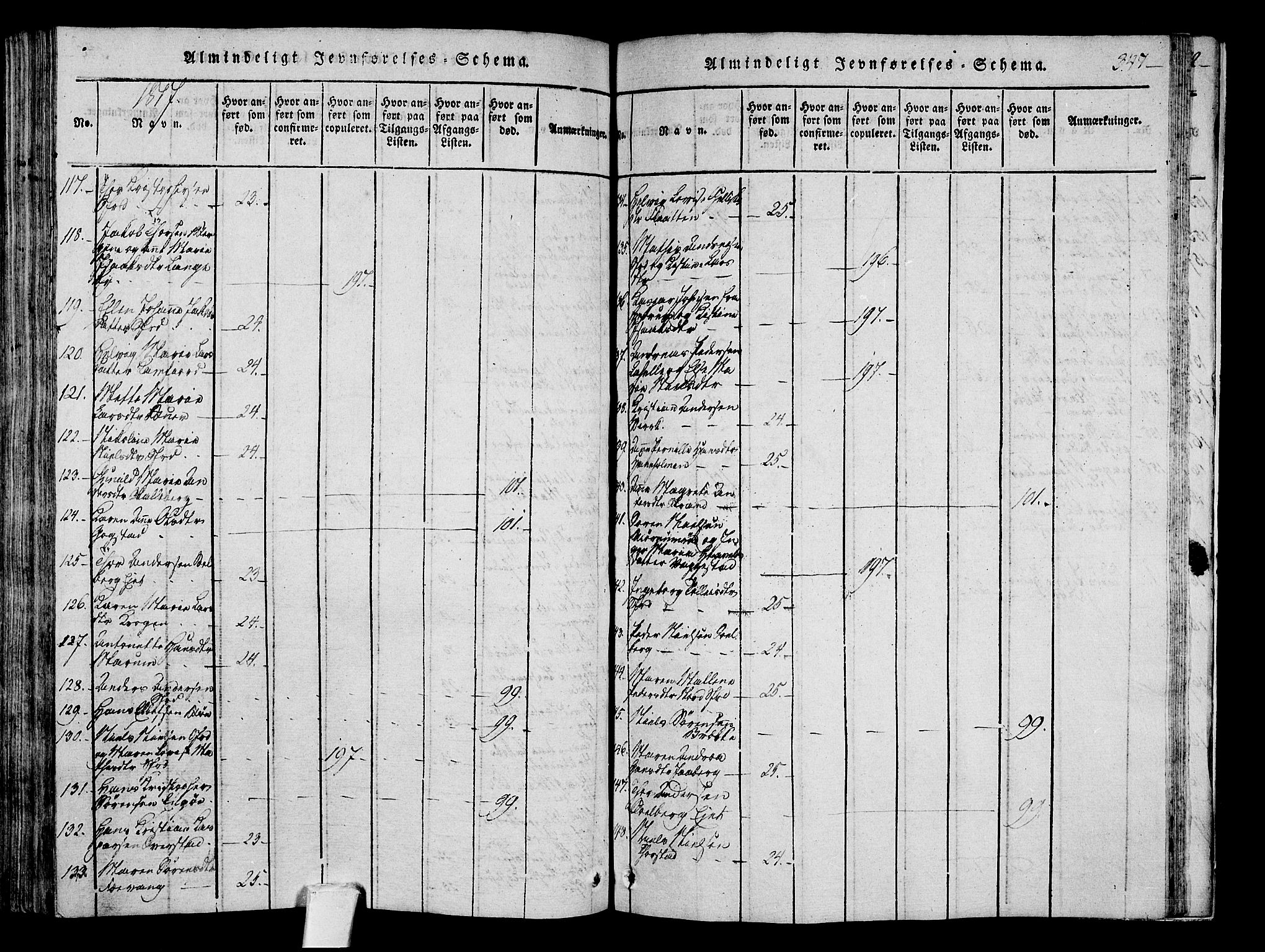 Sandar kirkebøker, AV/SAKO-A-243/F/Fa/L0004: Parish register (official) no. 4, 1814-1832, p. 347