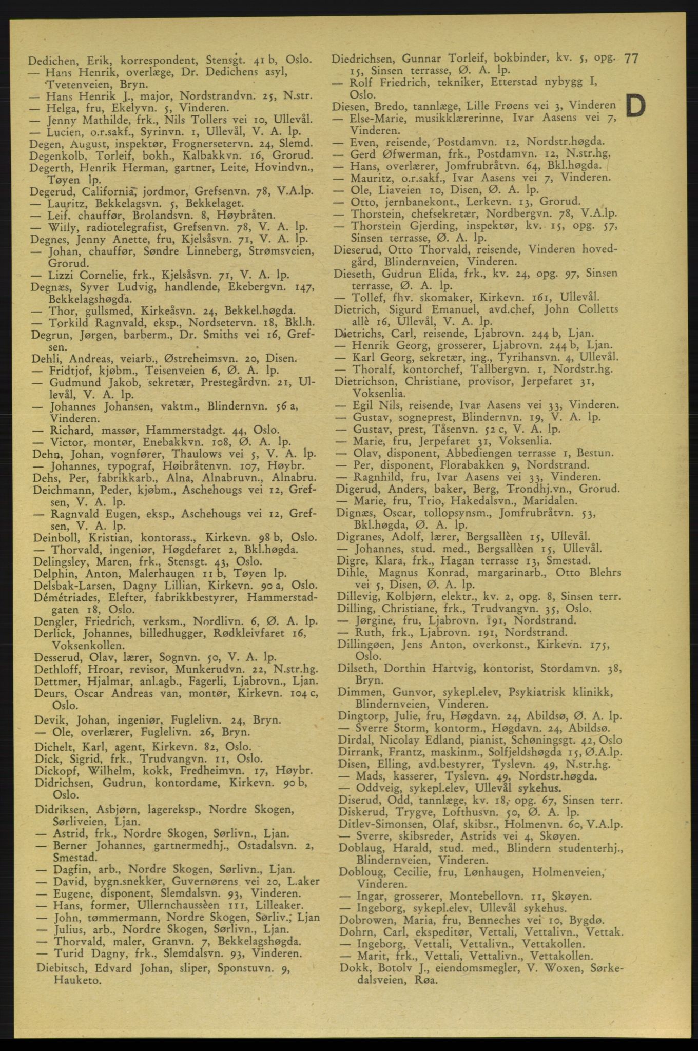 Aker adressebok/adressekalender, PUBL/001/A/006: Aker adressebok, 1937-1938, p. 77