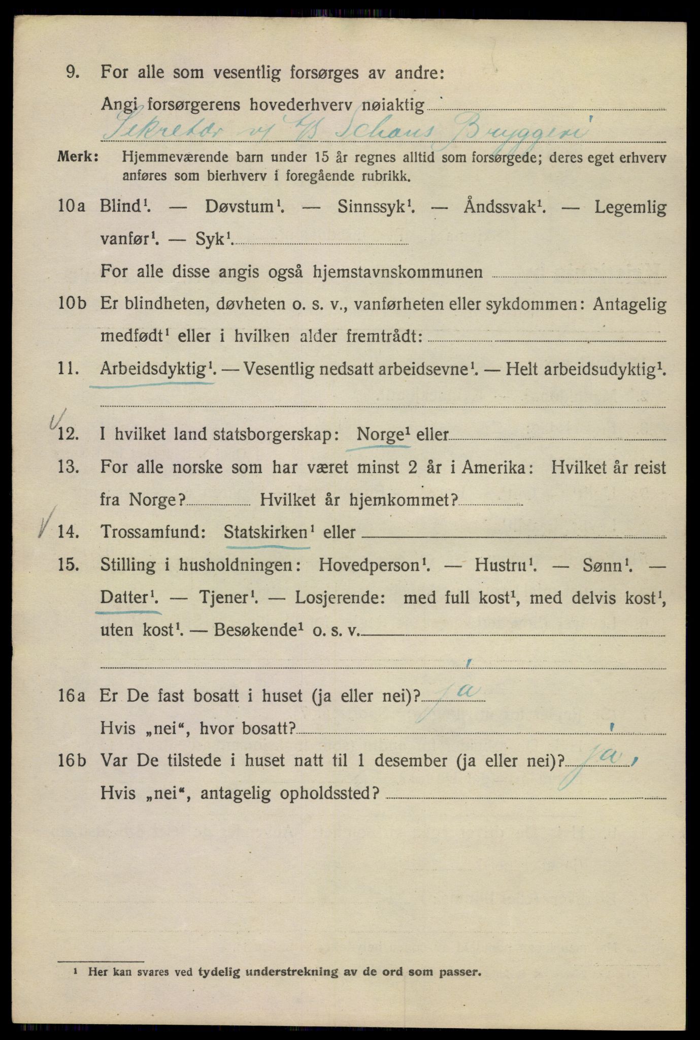 SAO, 1920 census for Kristiania, 1920, p. 286850