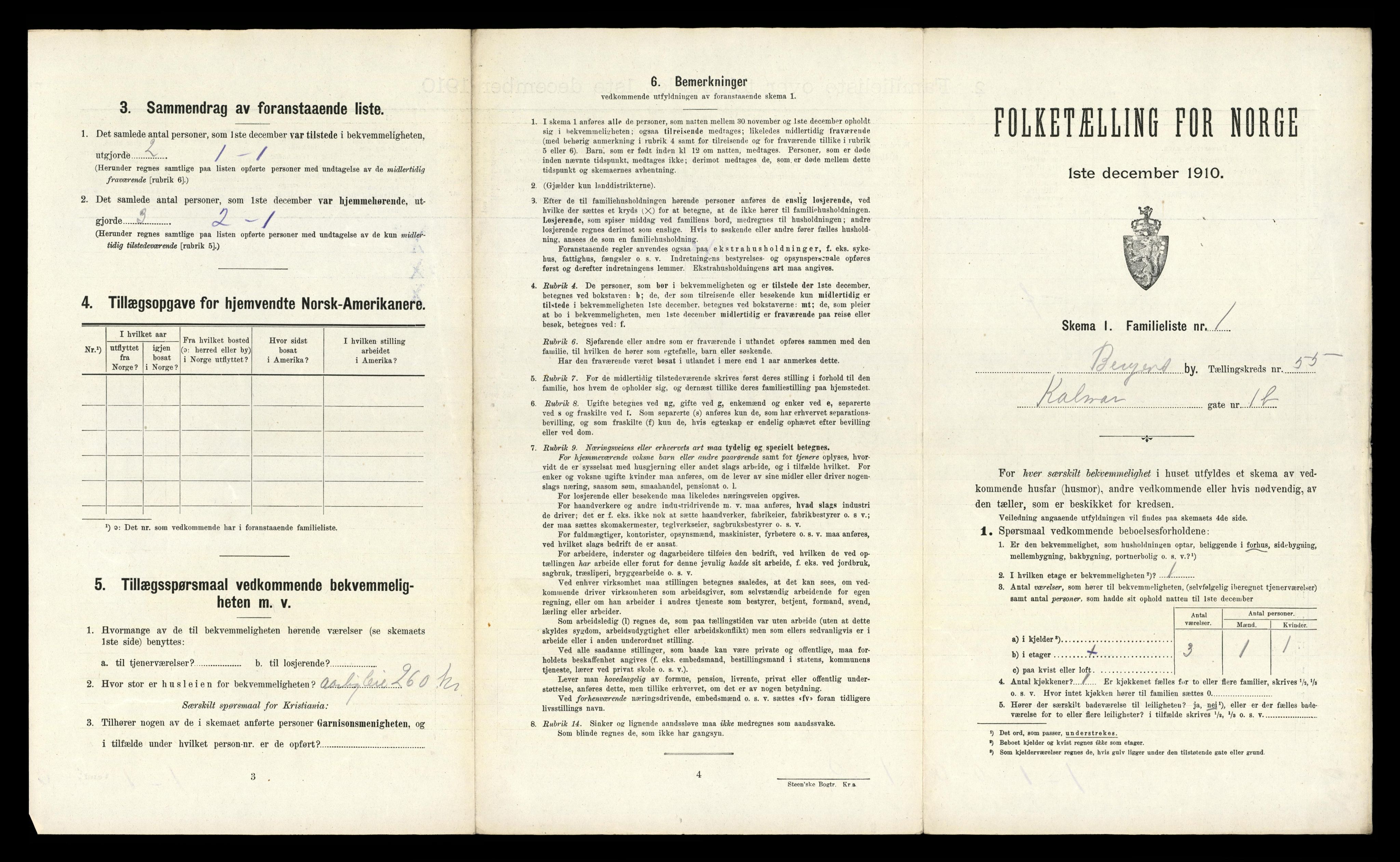 RA, 1910 census for Bergen, 1910, p. 19381