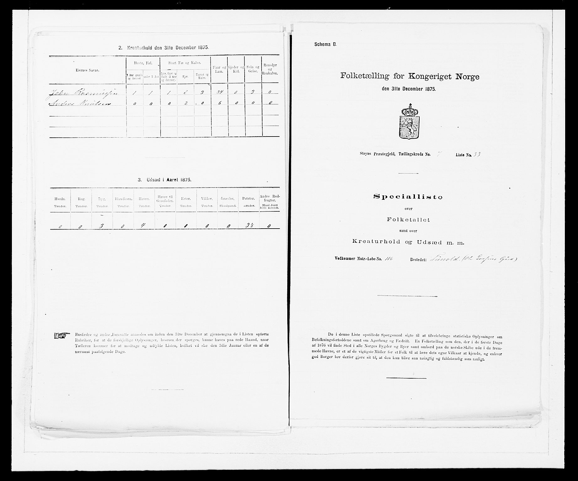 SAB, 1875 Census for 1448P Stryn, 1875, p. 513