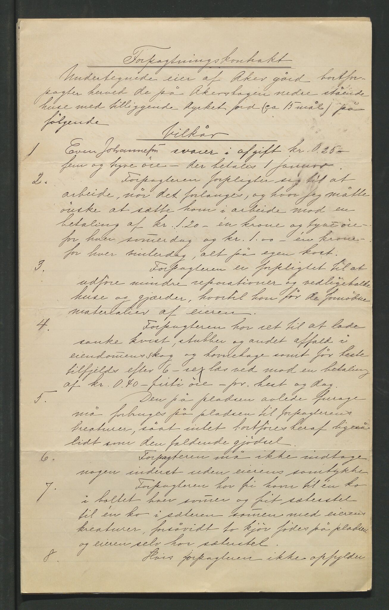 Åker i Vang, Hedmark, og familien Todderud, AV/SAH-ARK-010/F/Fa/L0002: Eiendomsdokumenter, 1739-1916, p. 321