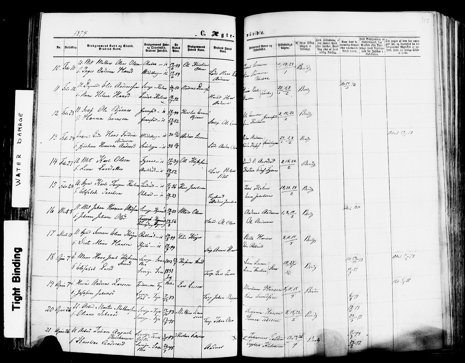 Nøtterøy kirkebøker, AV/SAKO-A-354/F/Fa/L0007: Parish register (official) no. I 7, 1865-1877, p. 300