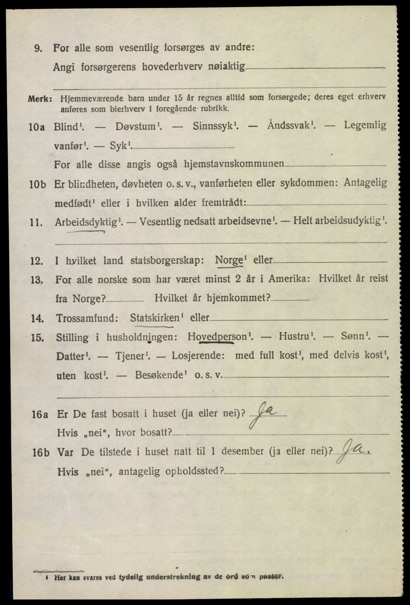 SAH, 1920 census for Nord-Odal, 1920, p. 2386