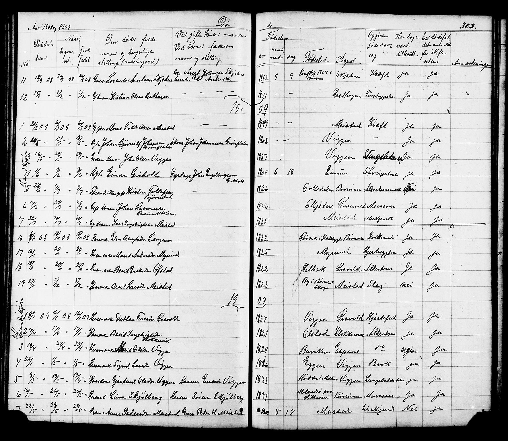 Ministerialprotokoller, klokkerbøker og fødselsregistre - Sør-Trøndelag, SAT/A-1456/665/L0777: Parish register (copy) no. 665C02, 1867-1915, p. 303