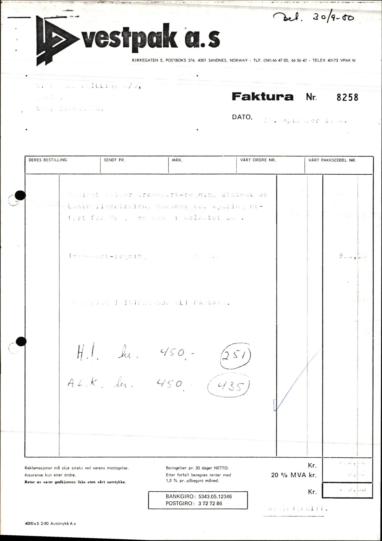 Pa 1503 - Stavanger Drilling AS, AV/SAST-A-101906/2/E/Ec/Eca/L0013: Sak og korrespondanse, 1980-1982