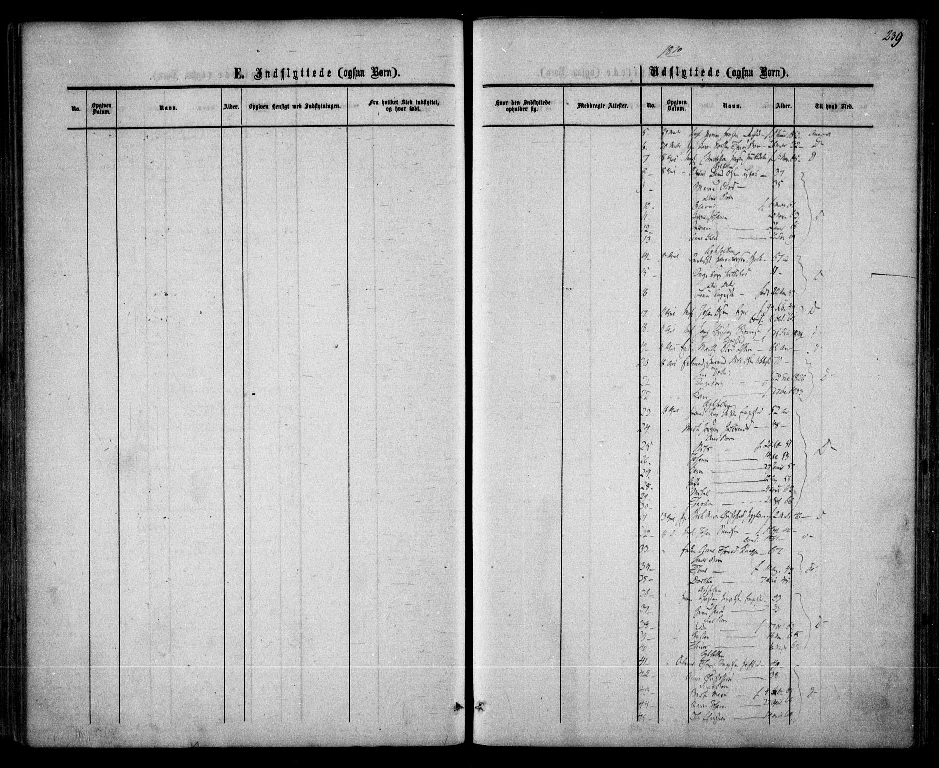 Nannestad prestekontor Kirkebøker, AV/SAO-A-10414a/F/Fa/L0012: Parish register (official) no. I 12, 1860-1872, p. 239