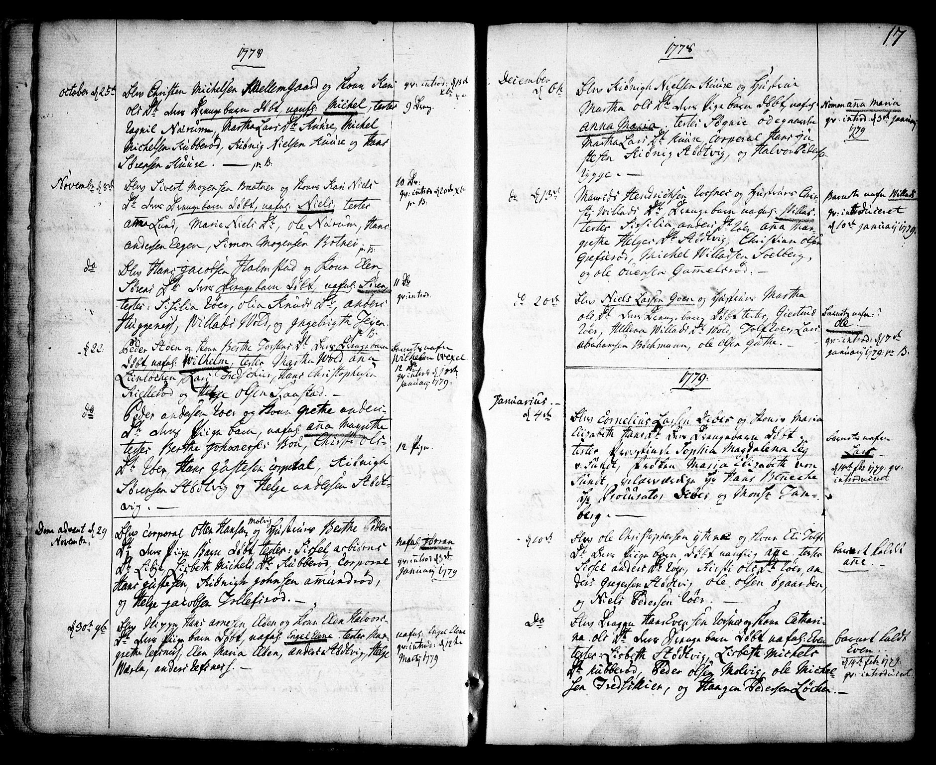 Rygge prestekontor Kirkebøker, SAO/A-10084b/F/Fa/L0002: Parish register (official) no. 2, 1771-1814, p. 17